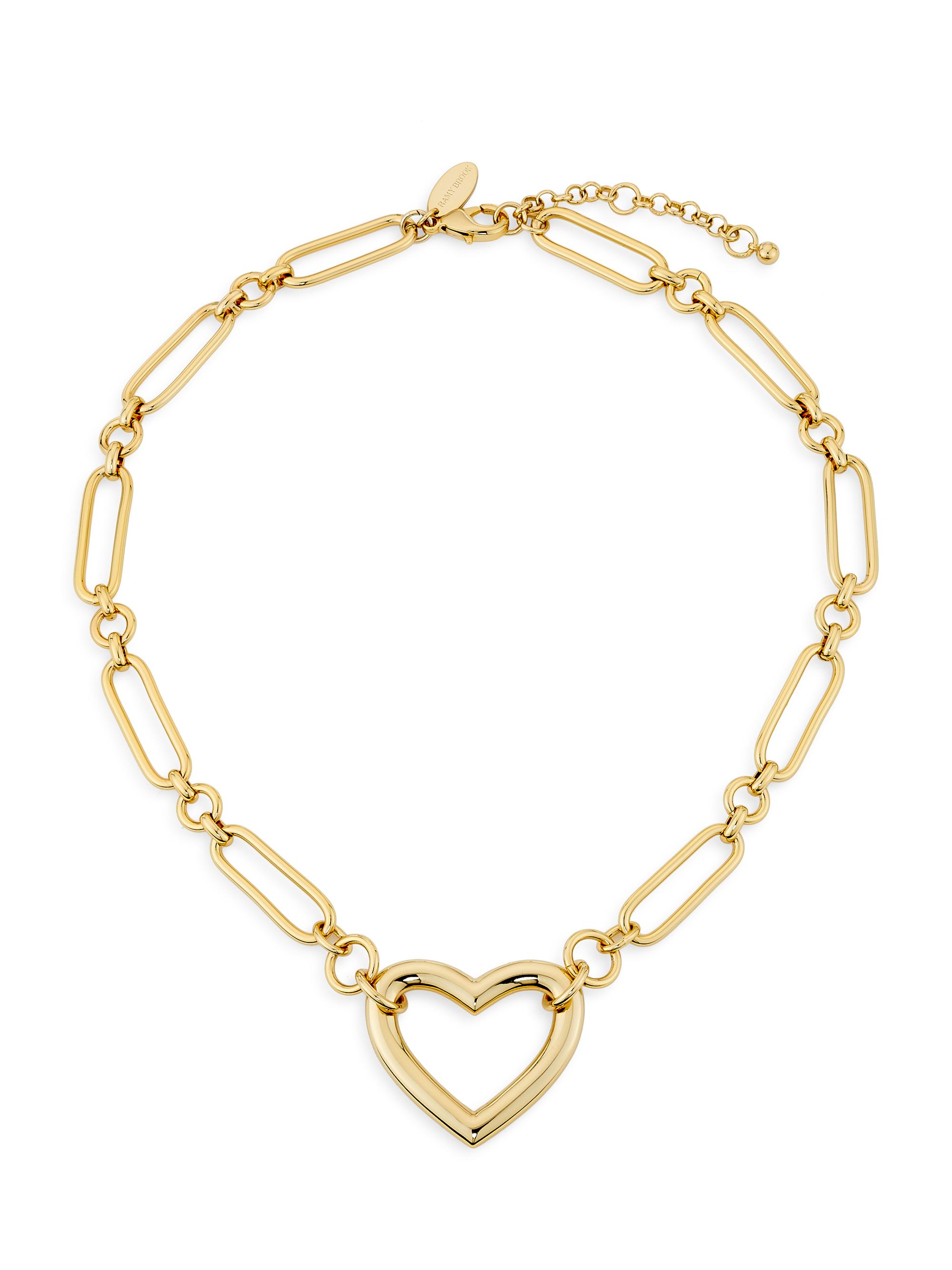 Ramy Brook Women's Heart Goldtone Chain Necklace - Gold