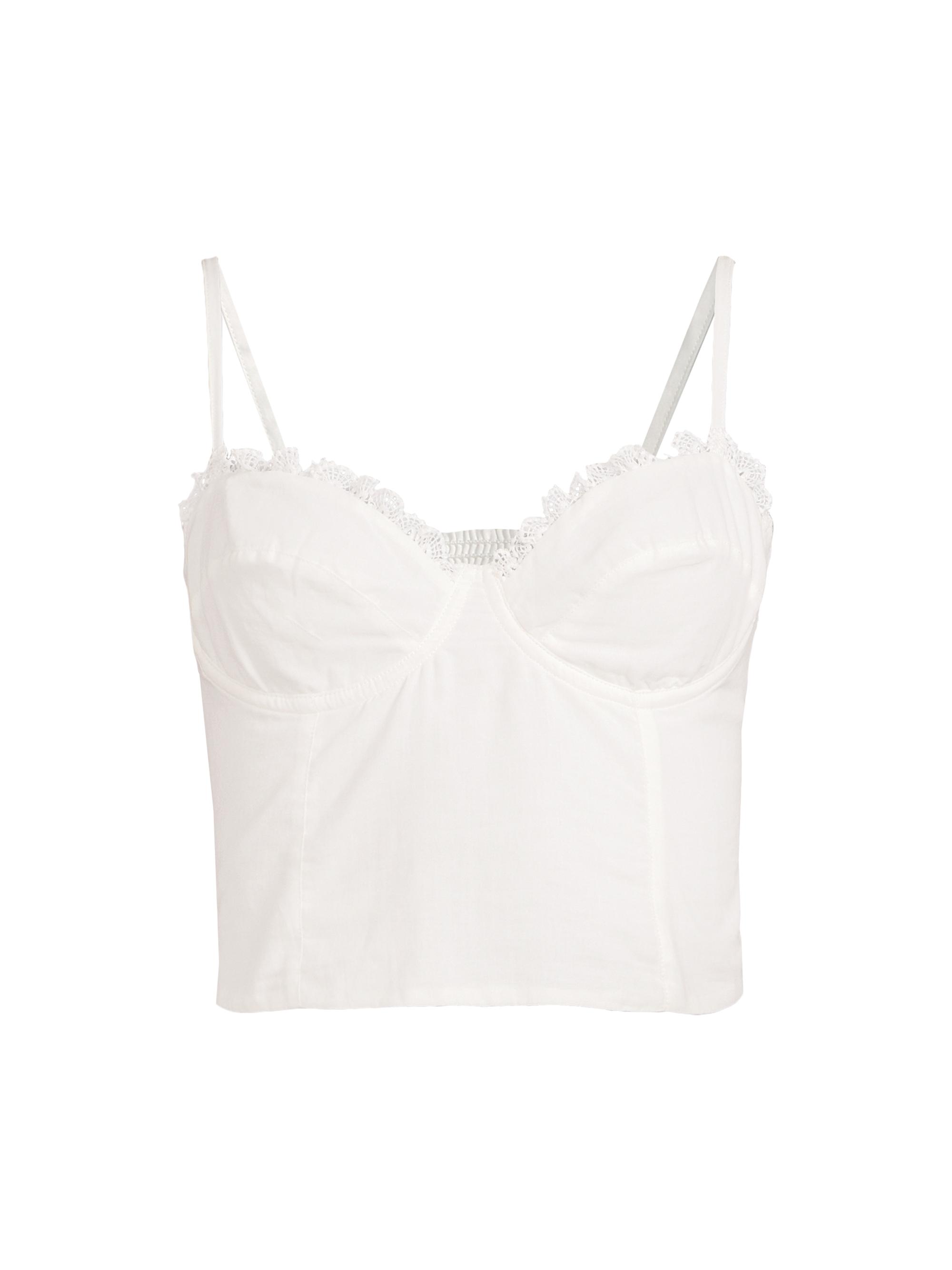 Peixoto Women's Josie Cotton & Lace Camisole - White