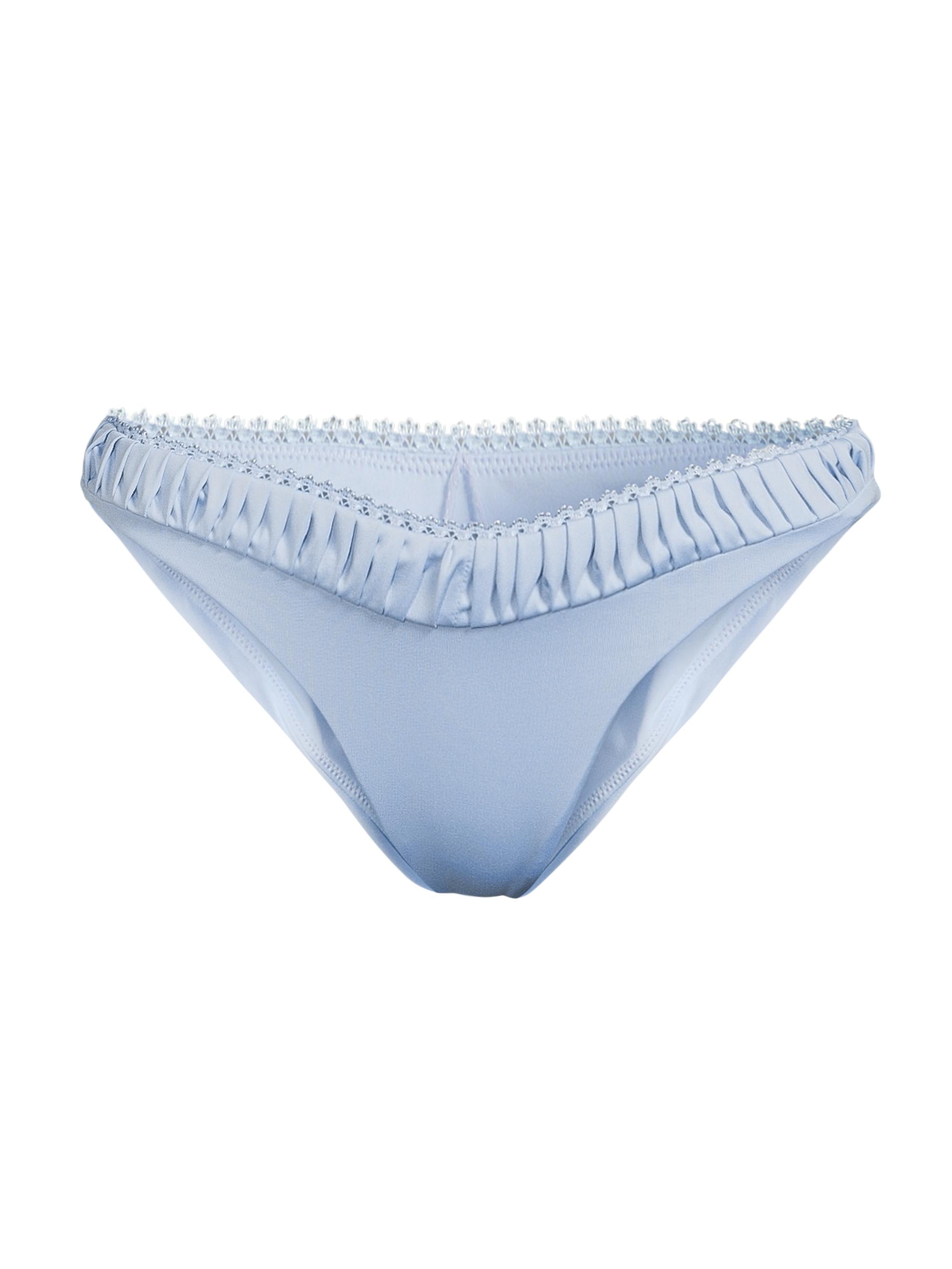 Peixoto Women's Millie Pleated V-Cut Bikini Bottom - Cloud Blue