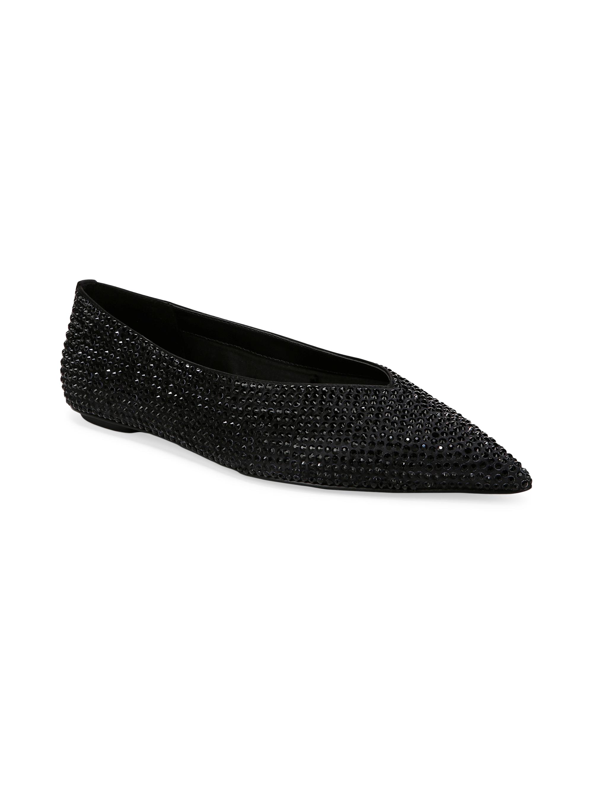 Sam Edelman Nita Crystal-Embellished Point-Toe Flats | Saks Fifth