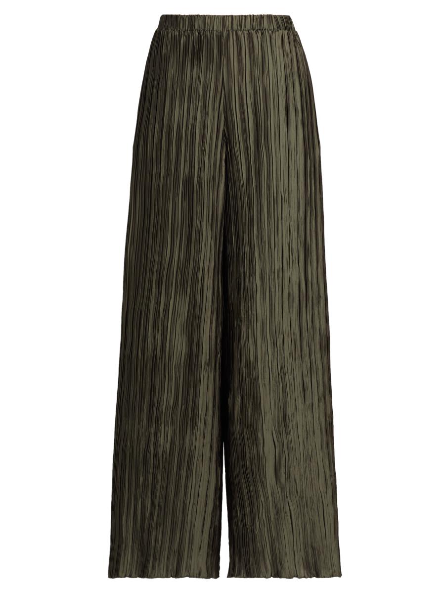 パンツ AVANDRESS Herringbone wide pants ORCHID AD41PT35ORC Wide Straight Cotton Gabardine Pants