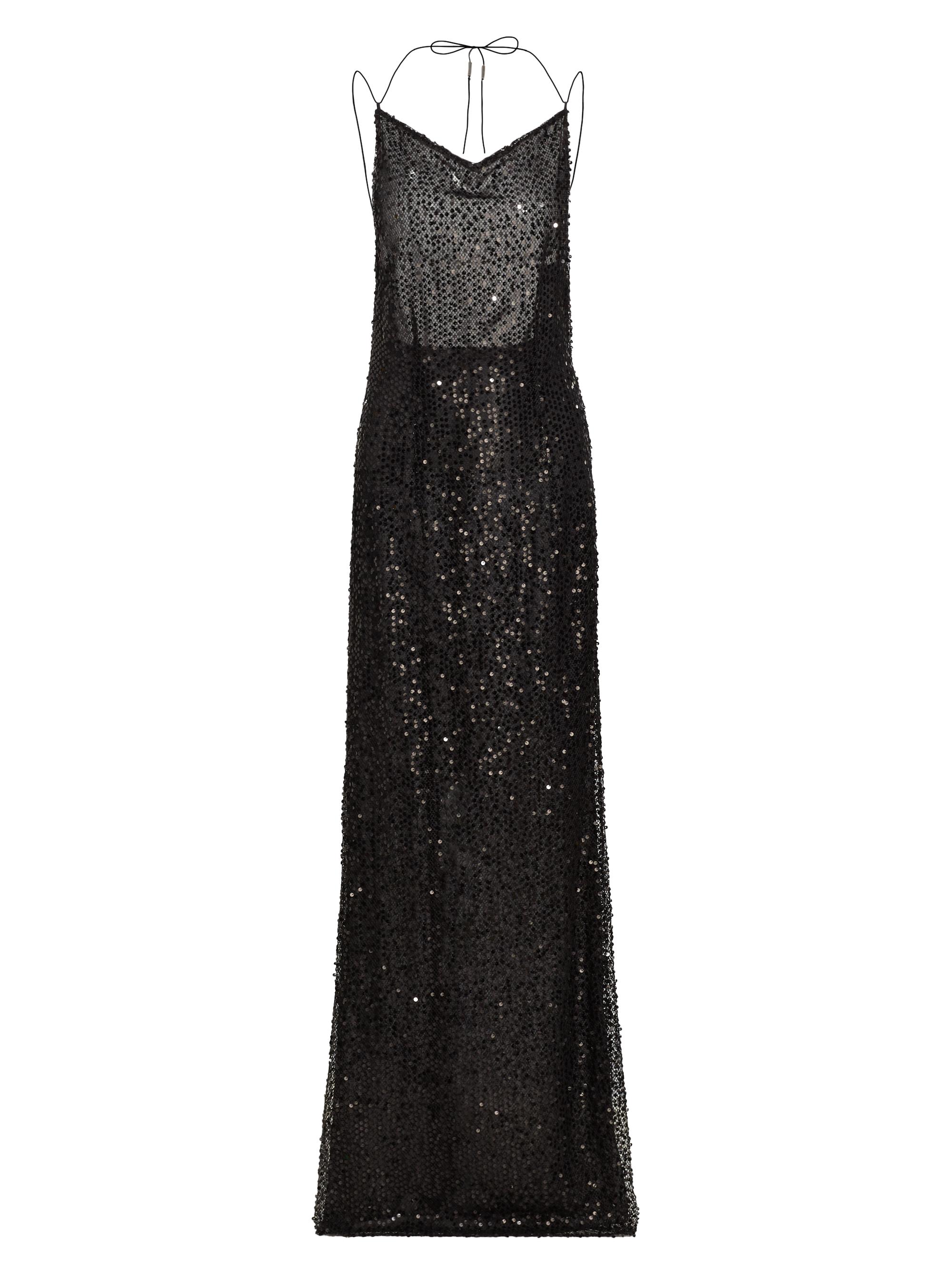 16Arlington Women's Hebe Sequined A-Line Gown - Nero