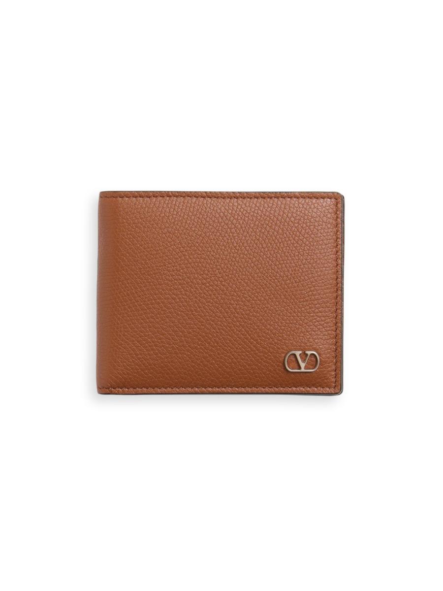 Valentino Garavani Black Calf Leather Bos Taurus Wallet