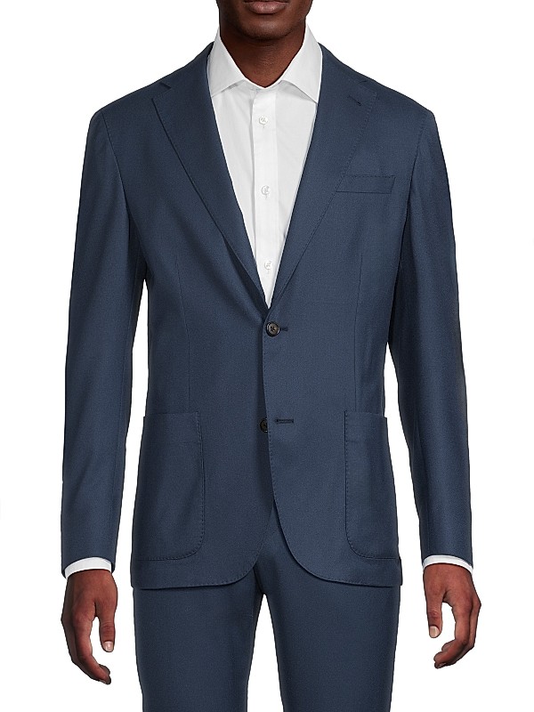 Shop Corneliani Lightweight Wool-Silk Jacket | Saks Fifth Avenue Shop Corneliani Lightweight Wool-Silk Jacket | Saks Fifth Avenue