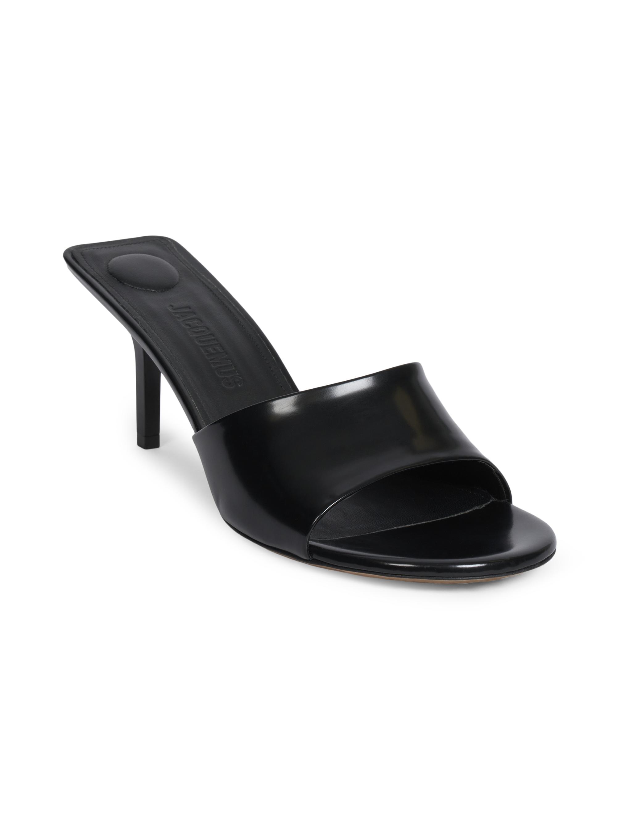 【新品未使用】定価約¥110,000 JACQUEMUS レザーミュール　37 Jacquemus Cubisto 70MM Leather Mules | Saks Fifth Avenue