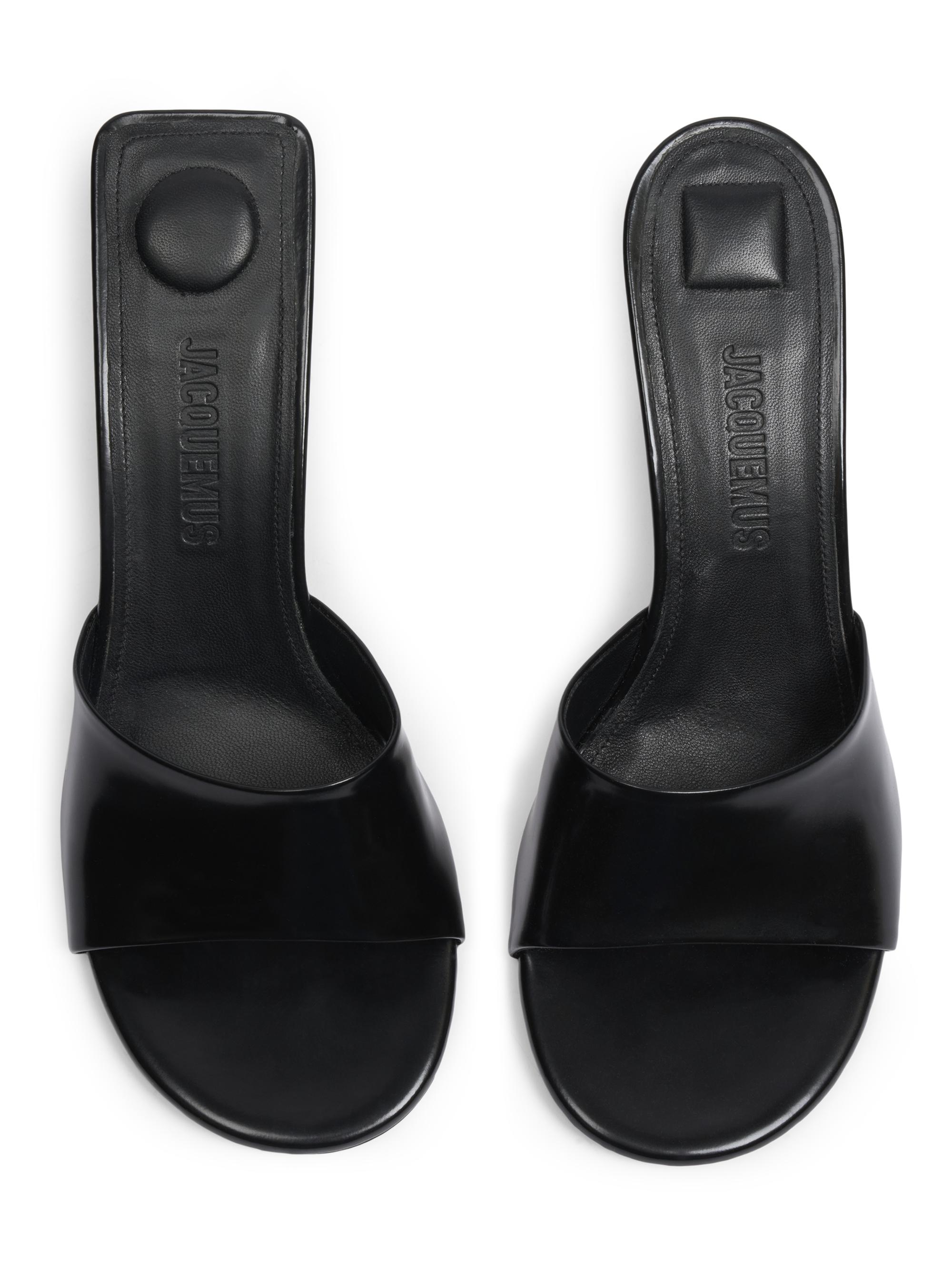Jacquemus Cubisto 70MM Leather Mules | Saks Fifth Avenue