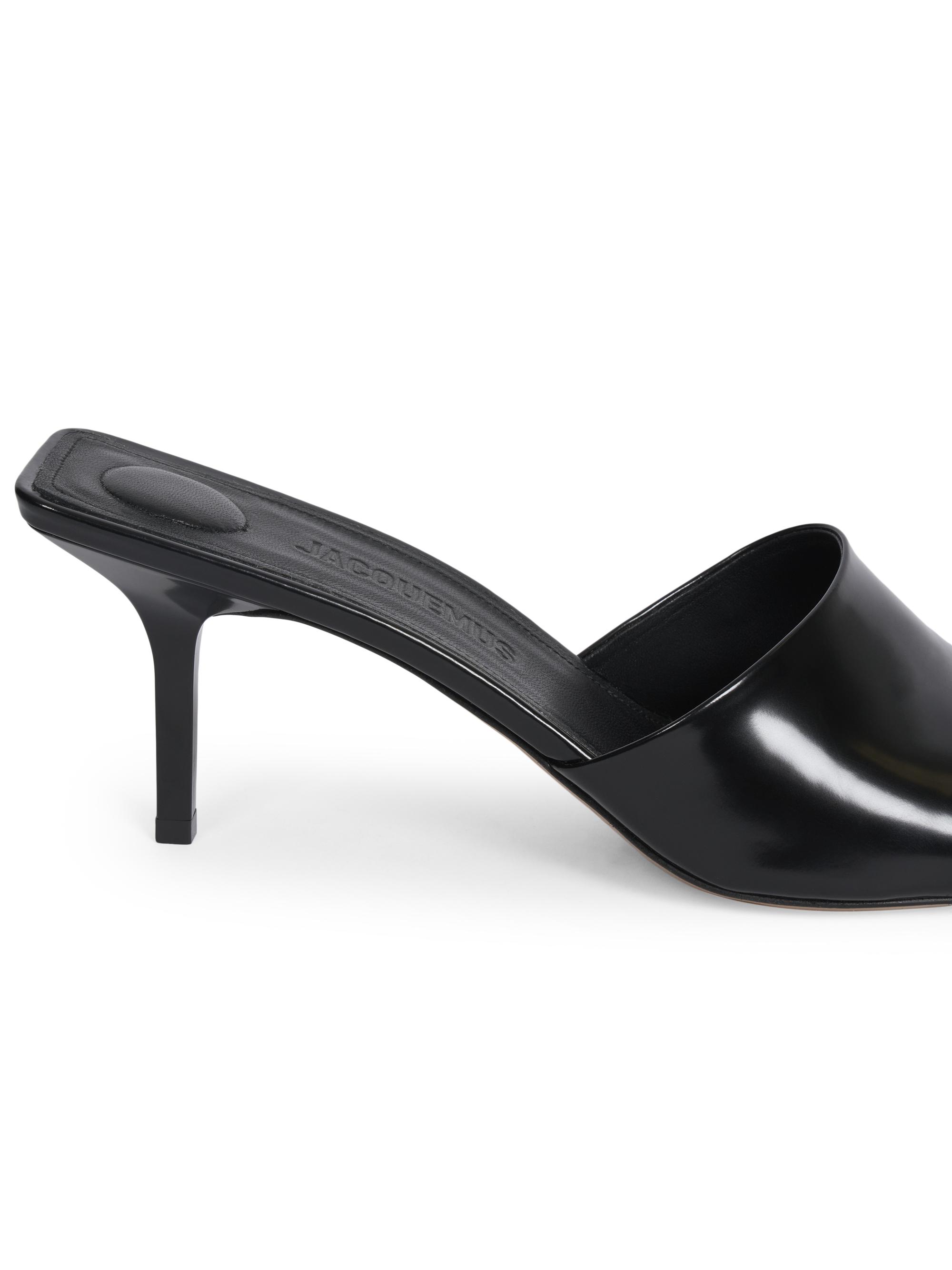 Jacquemus Cubisto 70MM Leather Mules | Saks Fifth Avenue