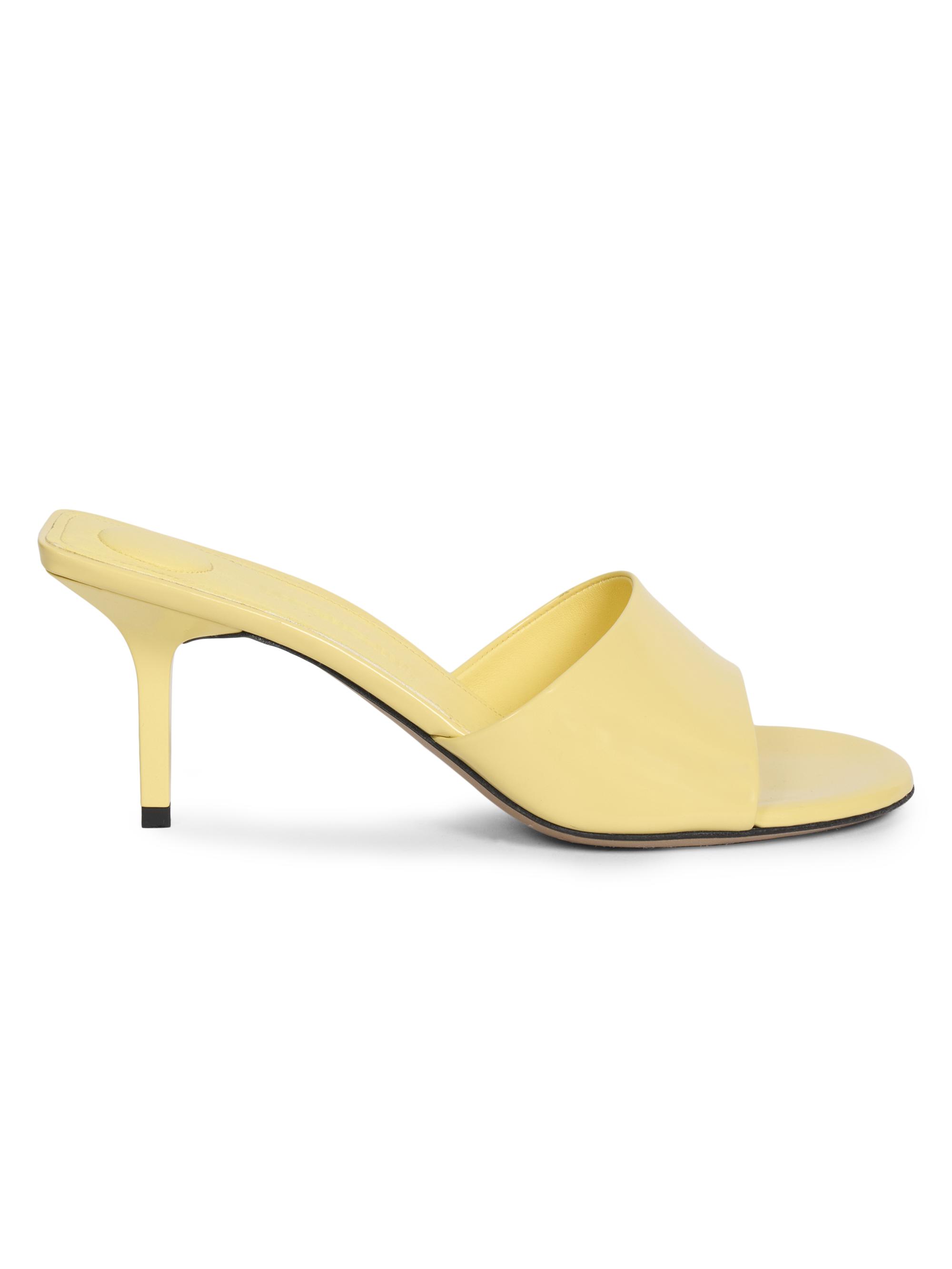 ゆ Aquazzura Twist 75MM Leather Sandals | Saks Fifth Avenue