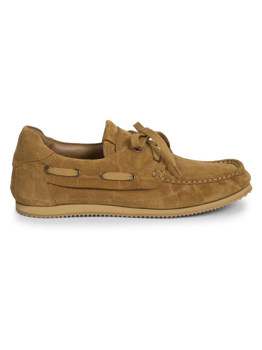 Jacquemus Les Batto Suede Boat Shoes | Saks Fifth Avenue