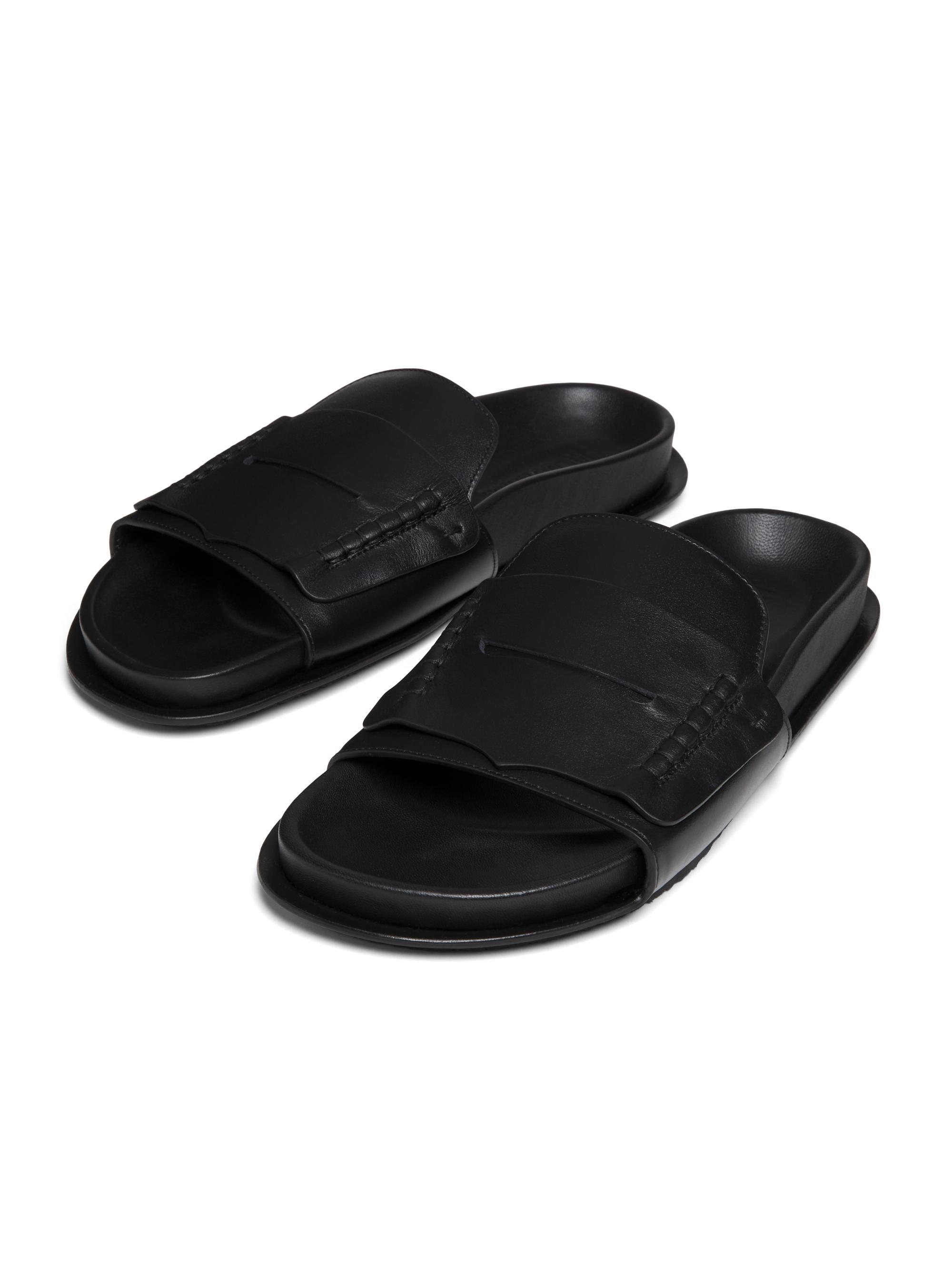 Jacquemus Leather Moccasin Sandals | Saks Fifth Avenue