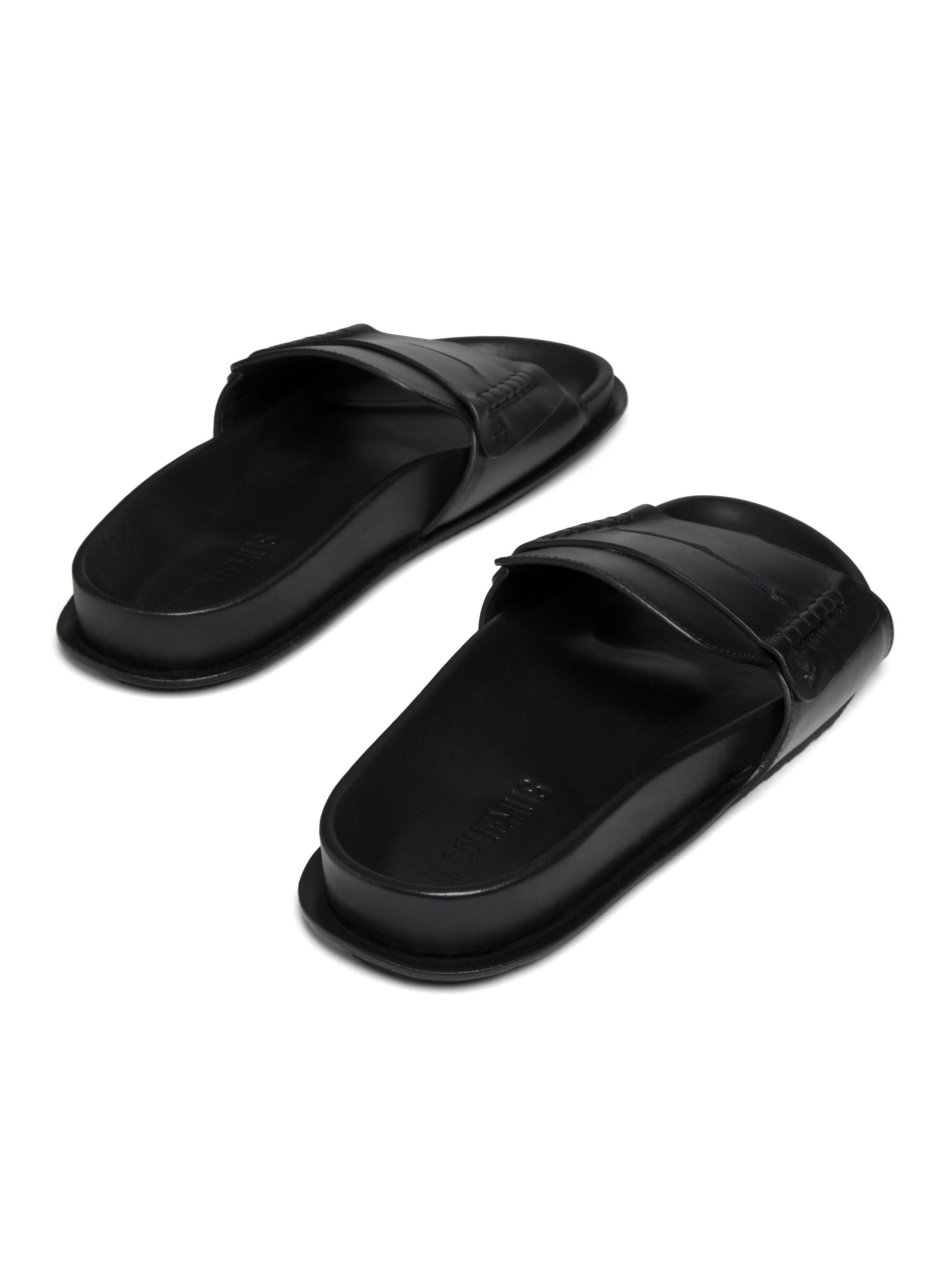 Jacquemus Leather Moccasin Sandals | Saks Fifth Avenue