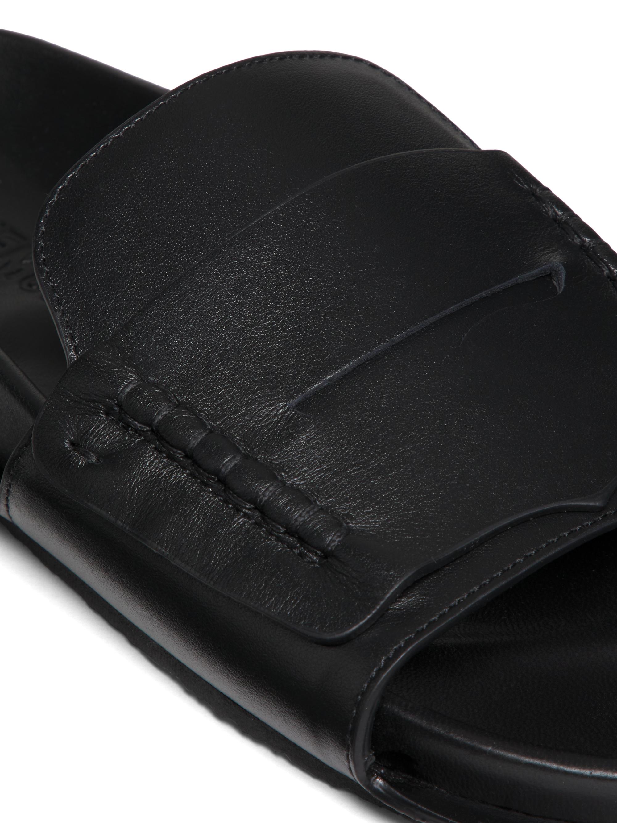 Jacquemus Leather Moccasin Sandals | Saks Fifth Avenue