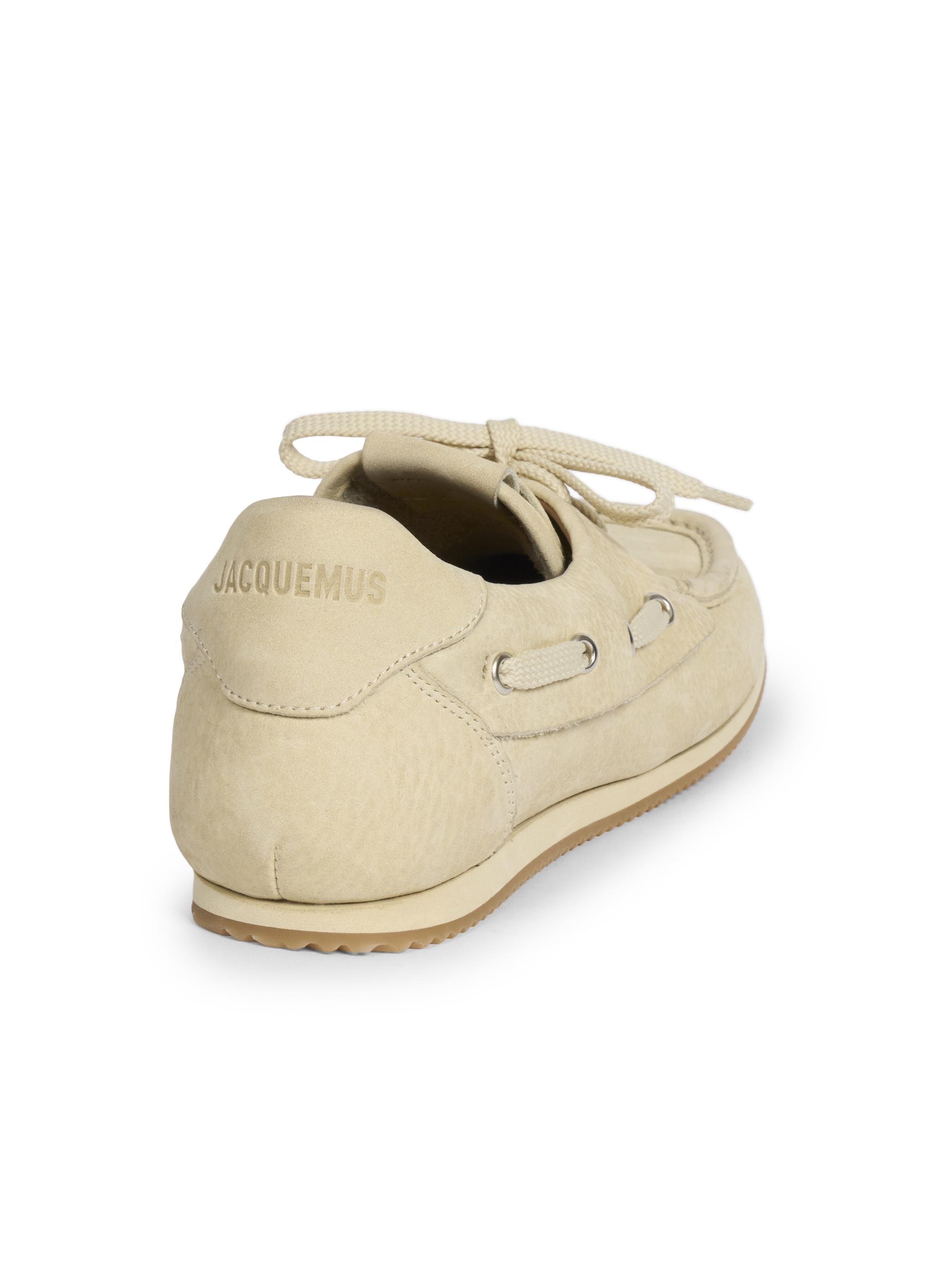 Jacquemus Les Batto Leather Boat Shoes | Saks Fifth Avenue