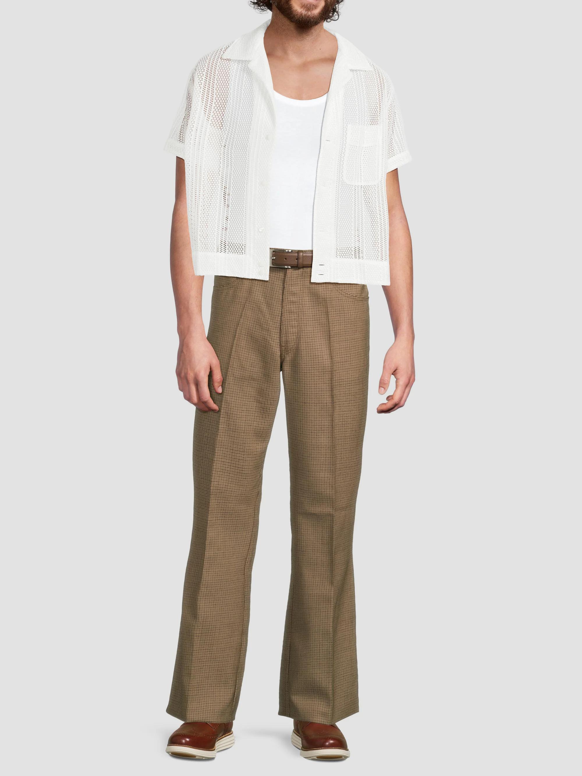 Second/Layer Valluco Glen Plaid Wool Trousers | Saks Fifth Avenue