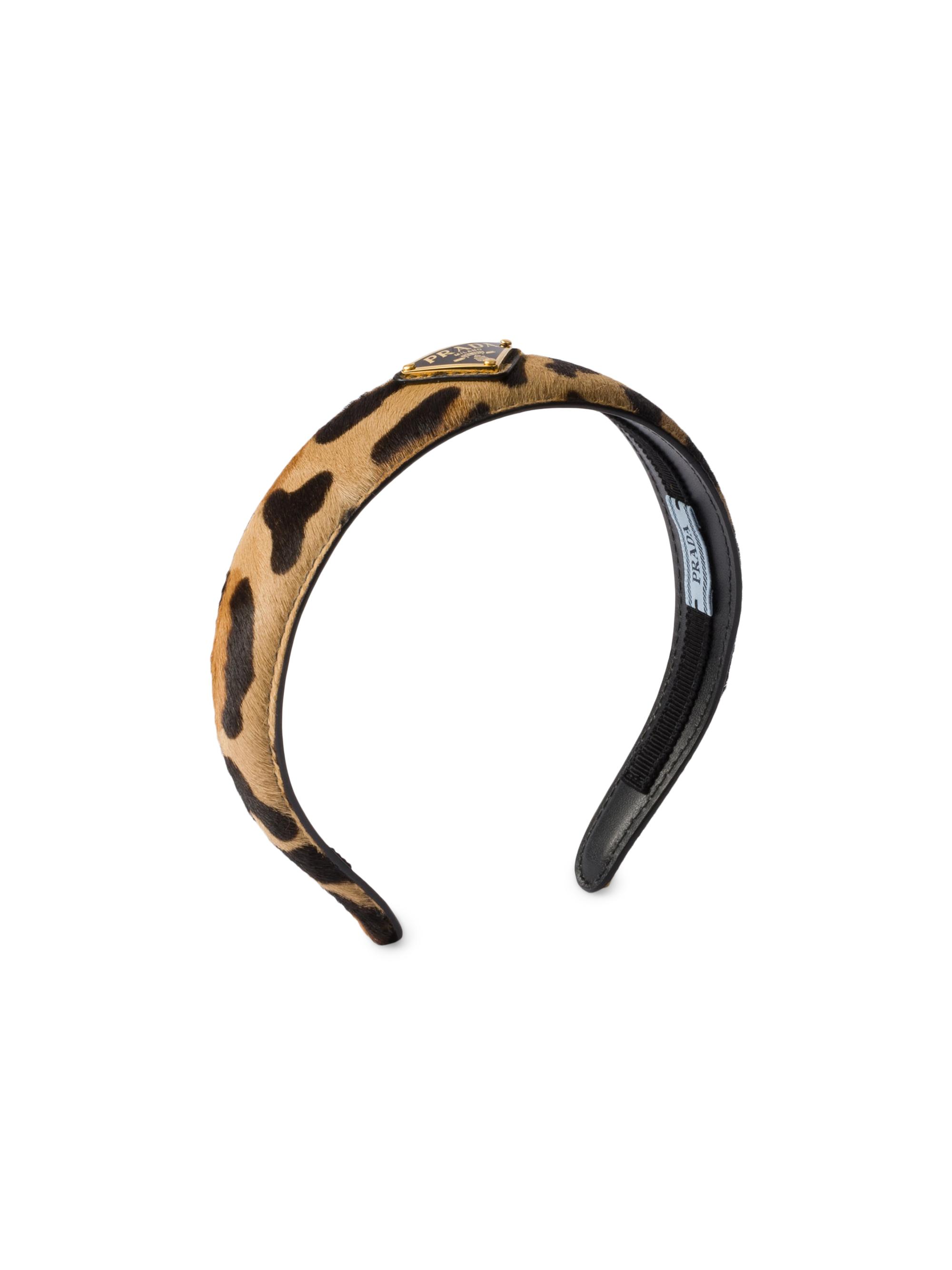 Prada Printed Leather Headband | Saks Fifth Avenue