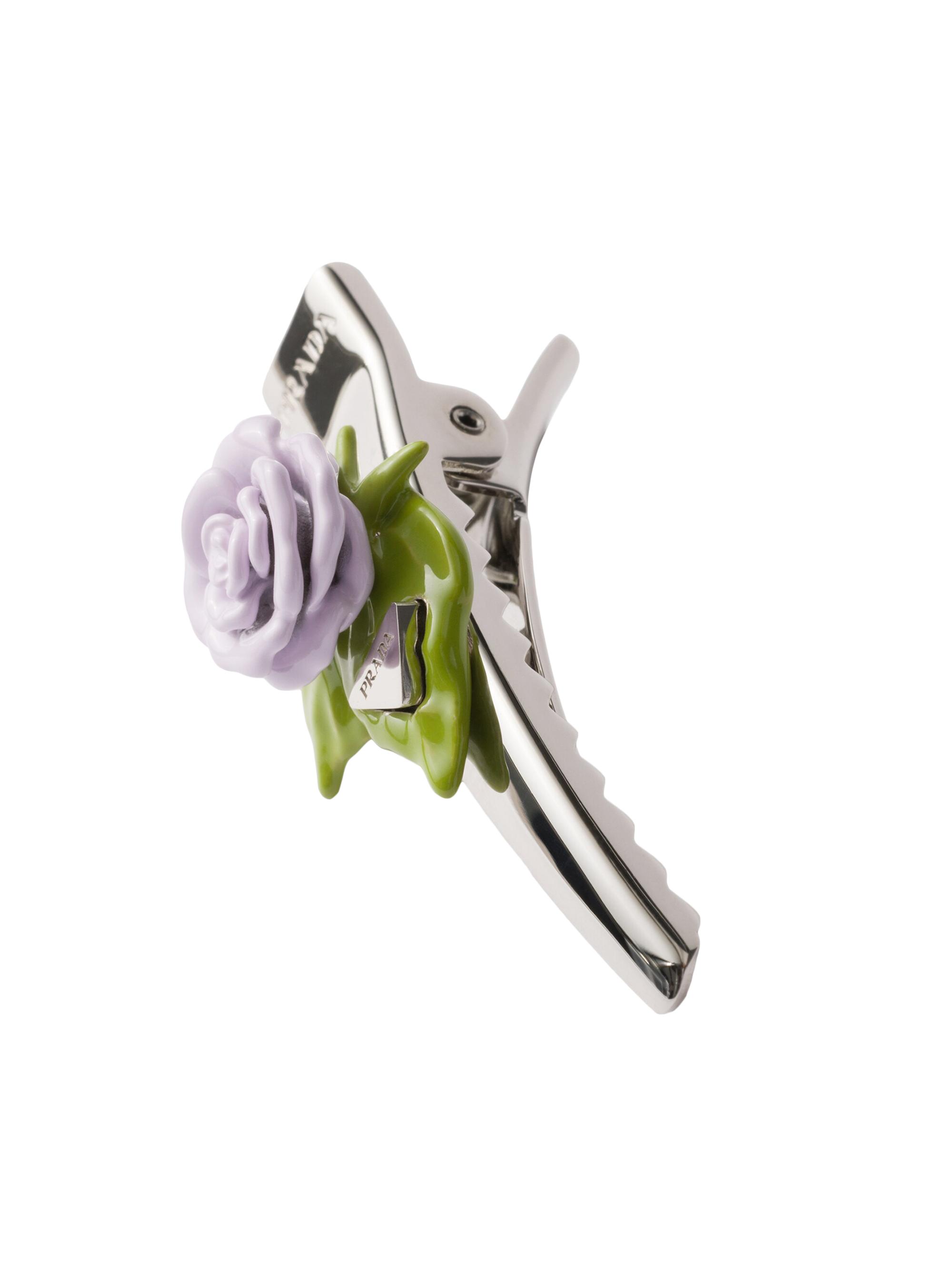 Prada Enamelled Metal Hair Clip | Saks Fifth Avenue