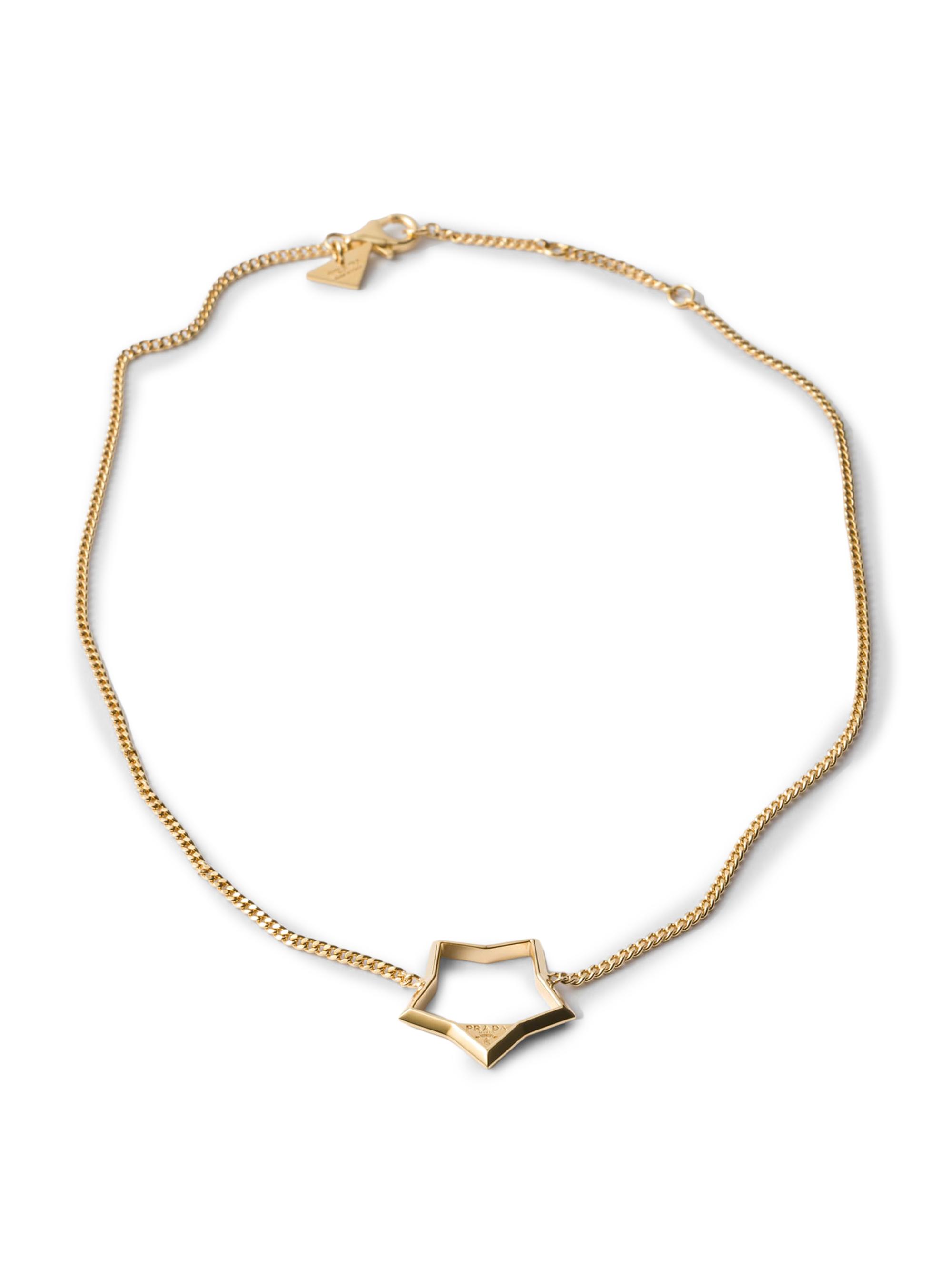 Prada Women's Metal Necklace - Gold