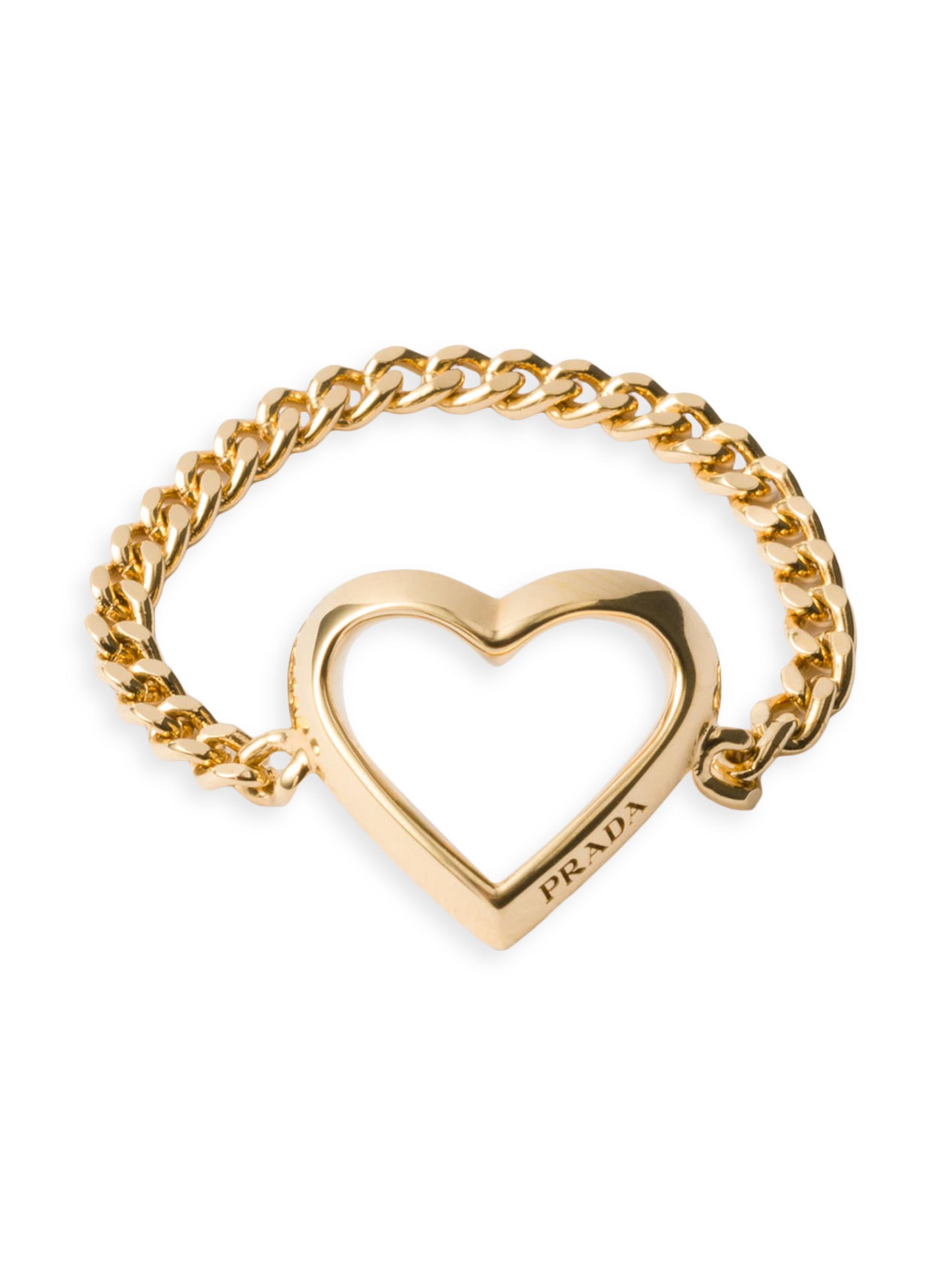 Prada Women's Metal Ring - Gold