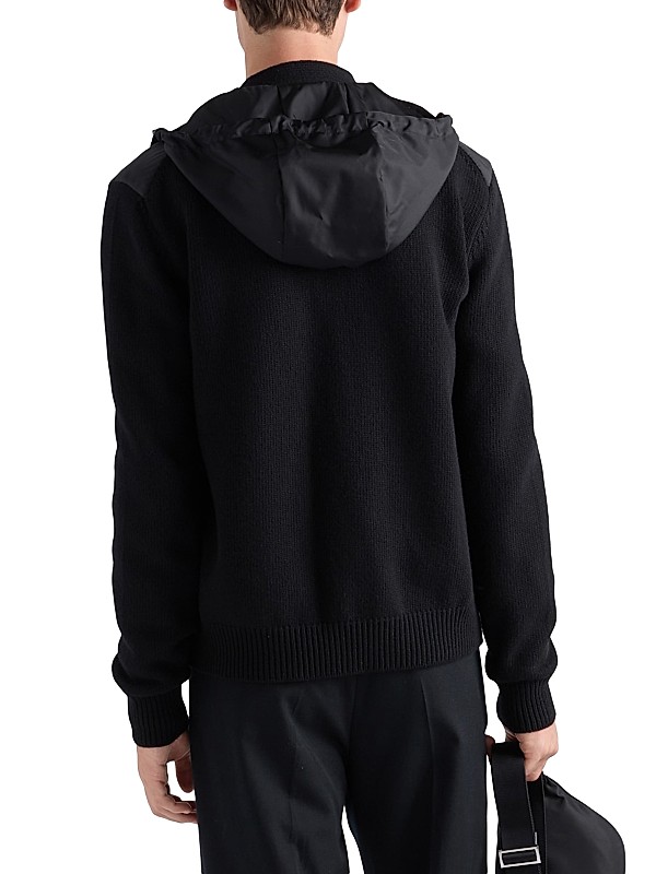 Shop Prada Cashmere and Wool Cardigan | Saks Fifth Avenue Shop Prada Cashmere and Wool Cardigan | Saks Fifth Avenue