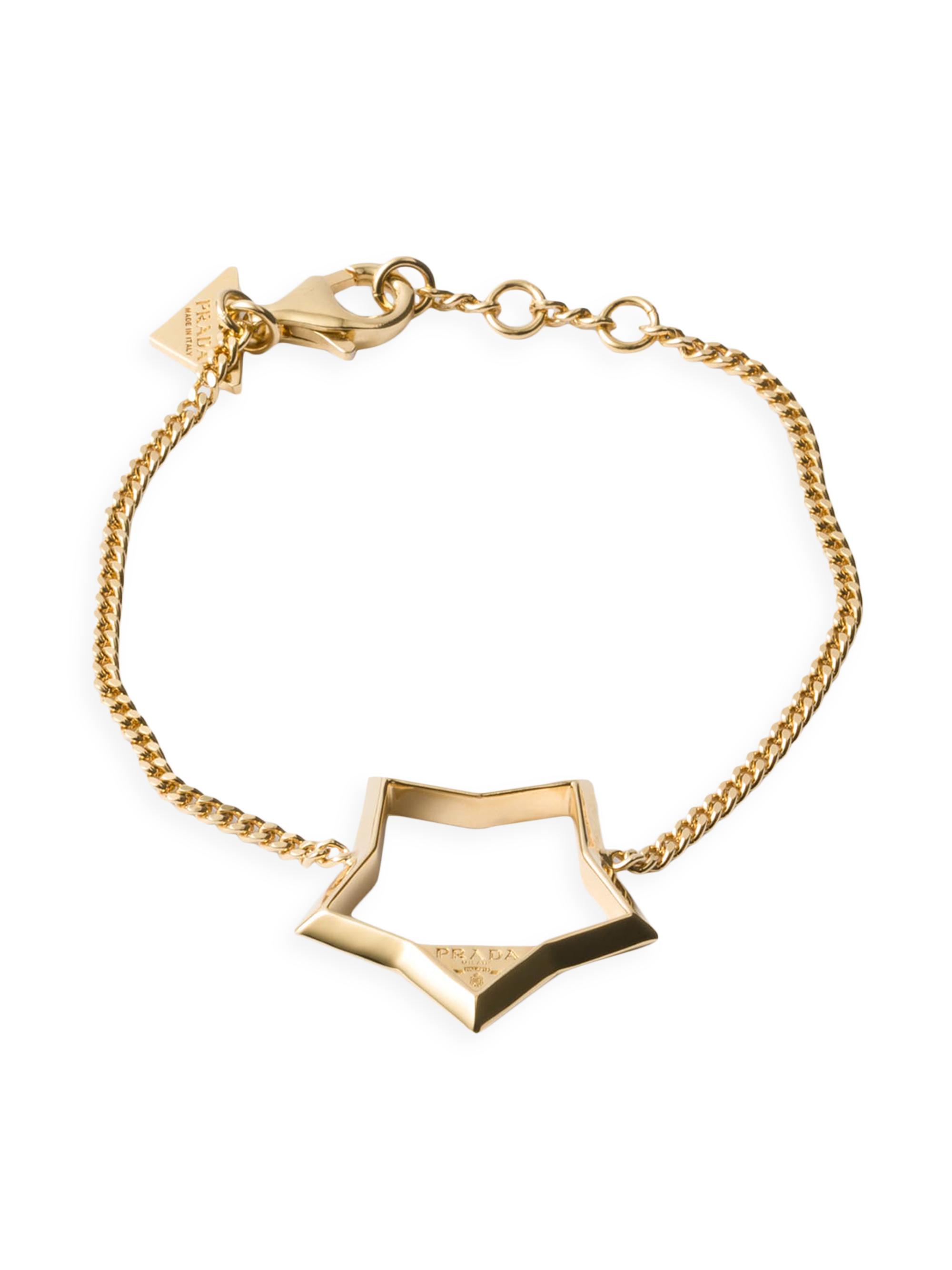 Prada Women's Metal Bracelet - Gold