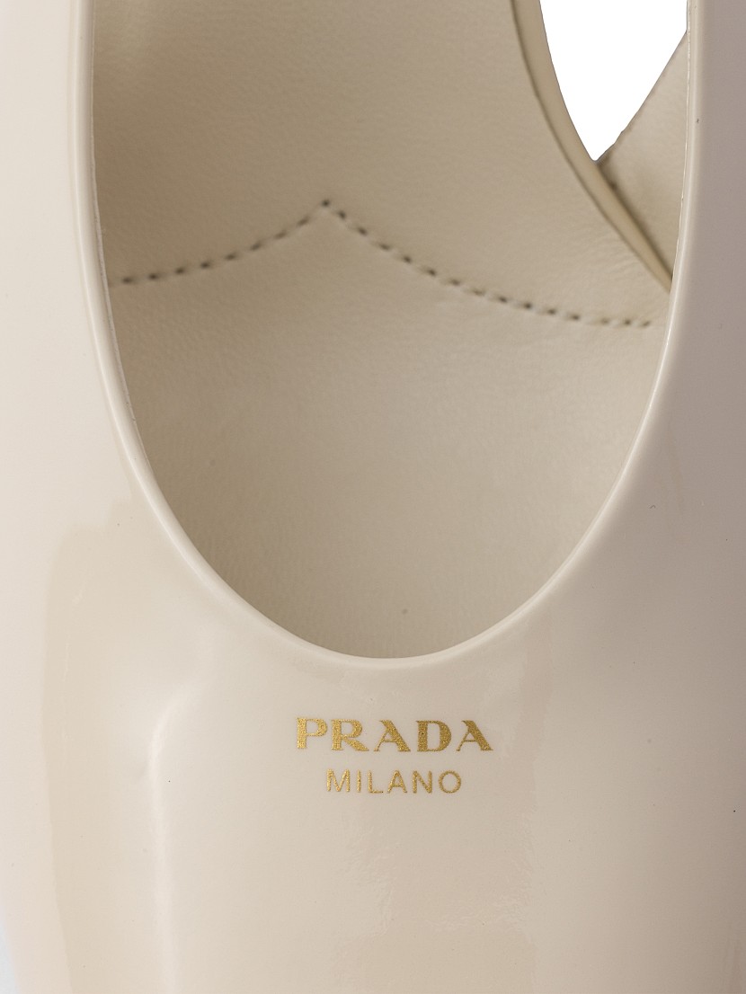 Shop Prada Patent Leather Slingback Pumps | Saks Fifth Avenue Shop Prada Patent Leather Slingback Pumps | Saks Fifth Avenue