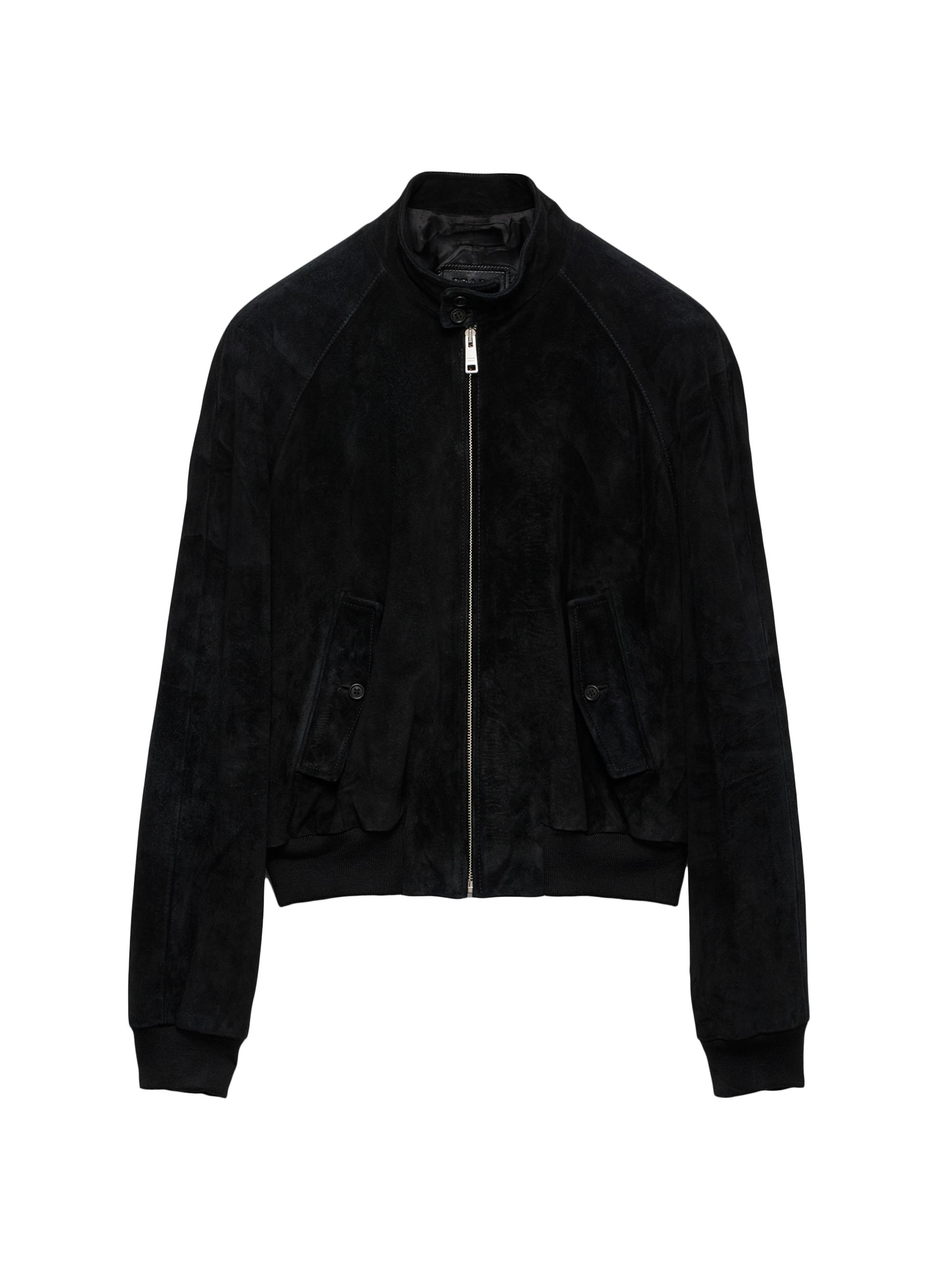 定価62.4万】PRADA NYLON KNIT BOMBER COAT