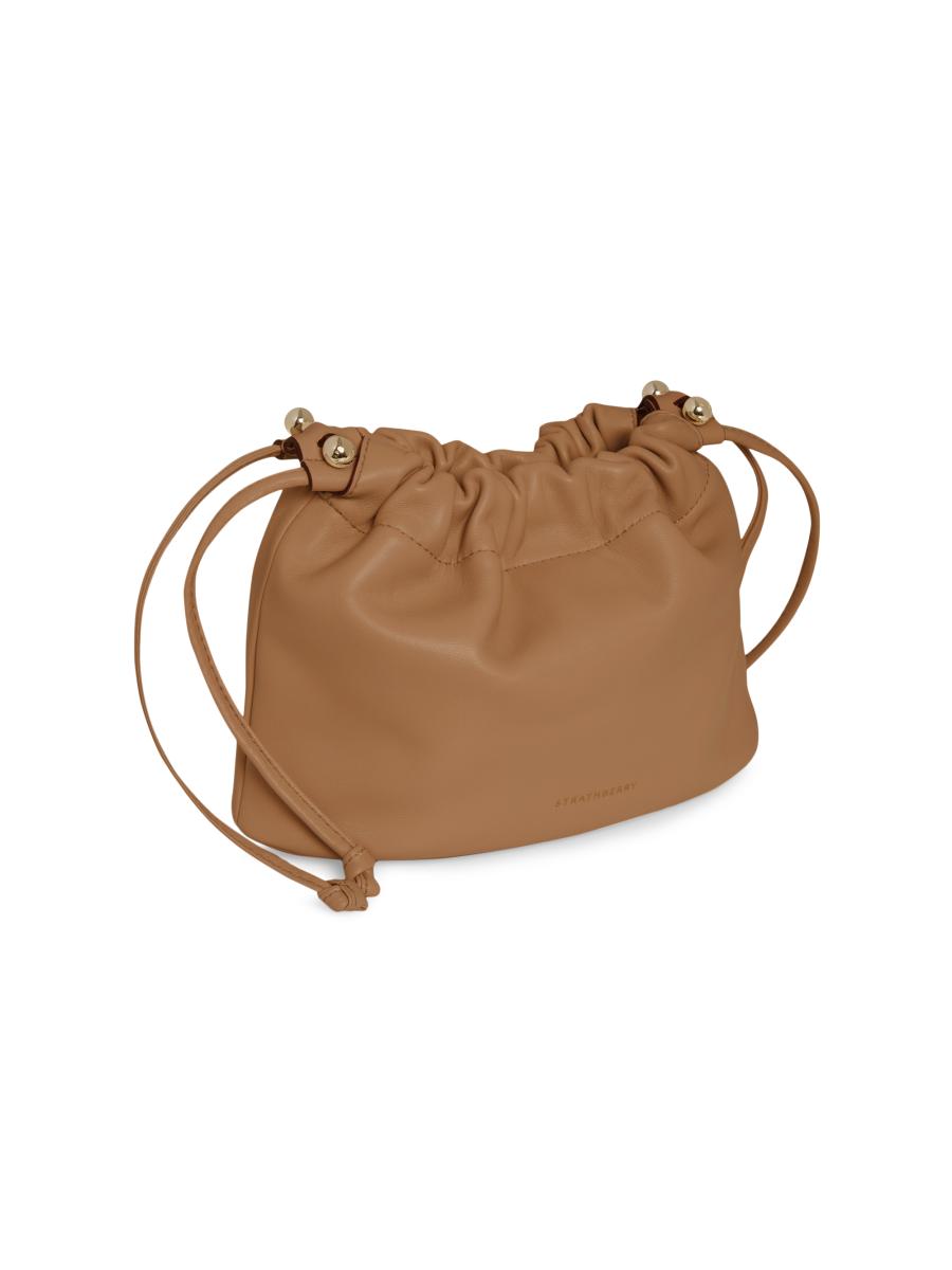 Strathberry Charlotte Leather Drawstring Crossbody Bag | Saks