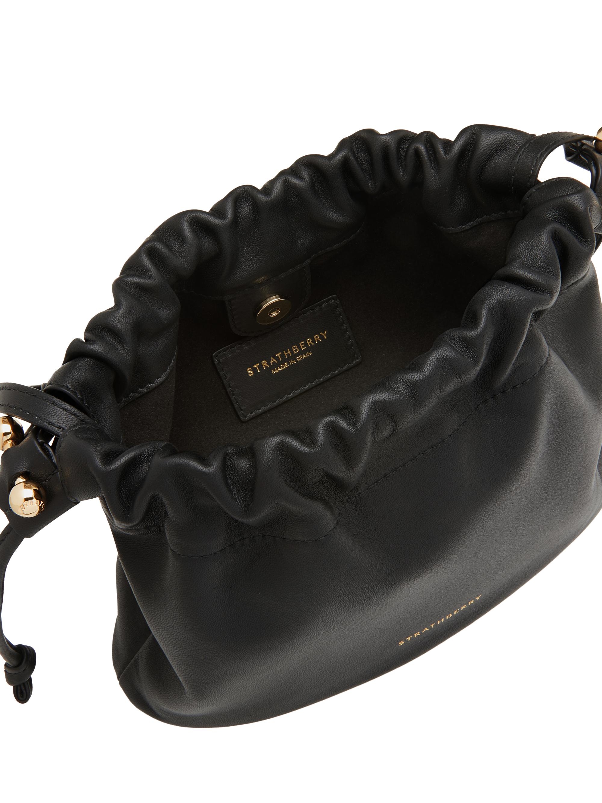 Strathberry Charlotte Leather Drawstring Crossbody Bag | Saks Fifth Avenue