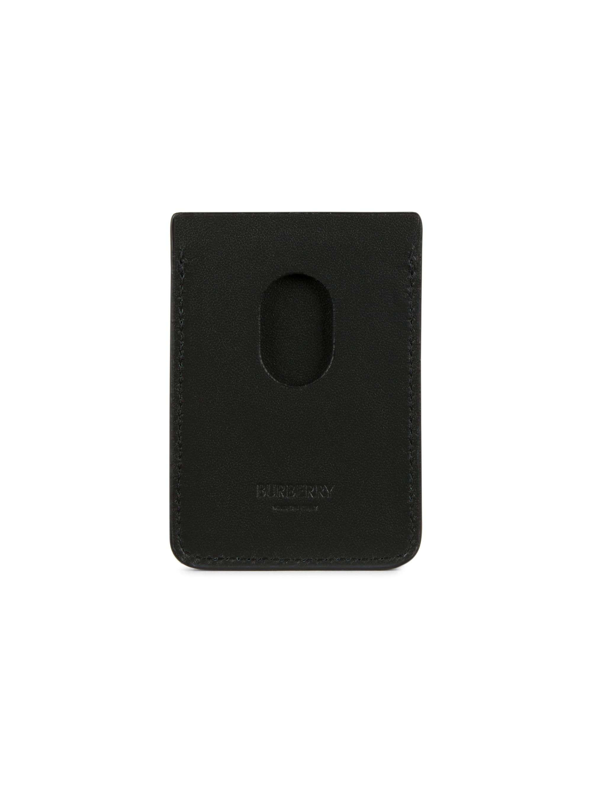 Burberry Check Magnetic Card Case | Saks Fifth Avenue
