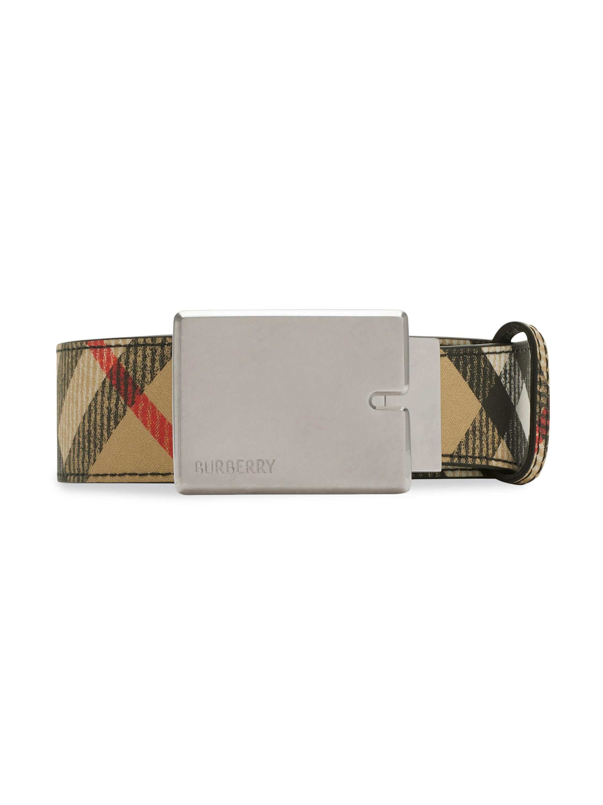 【3ラブ心】BURBERRY ベルト チェック 0400022139661_SANDSLATE?wid=