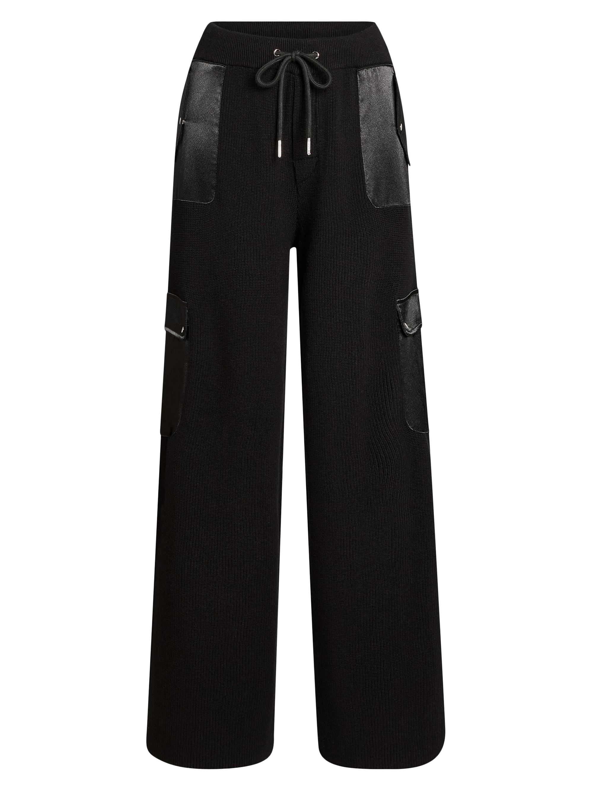 Ser.o.ya Women's Daph Knit Cargo Pants - Black