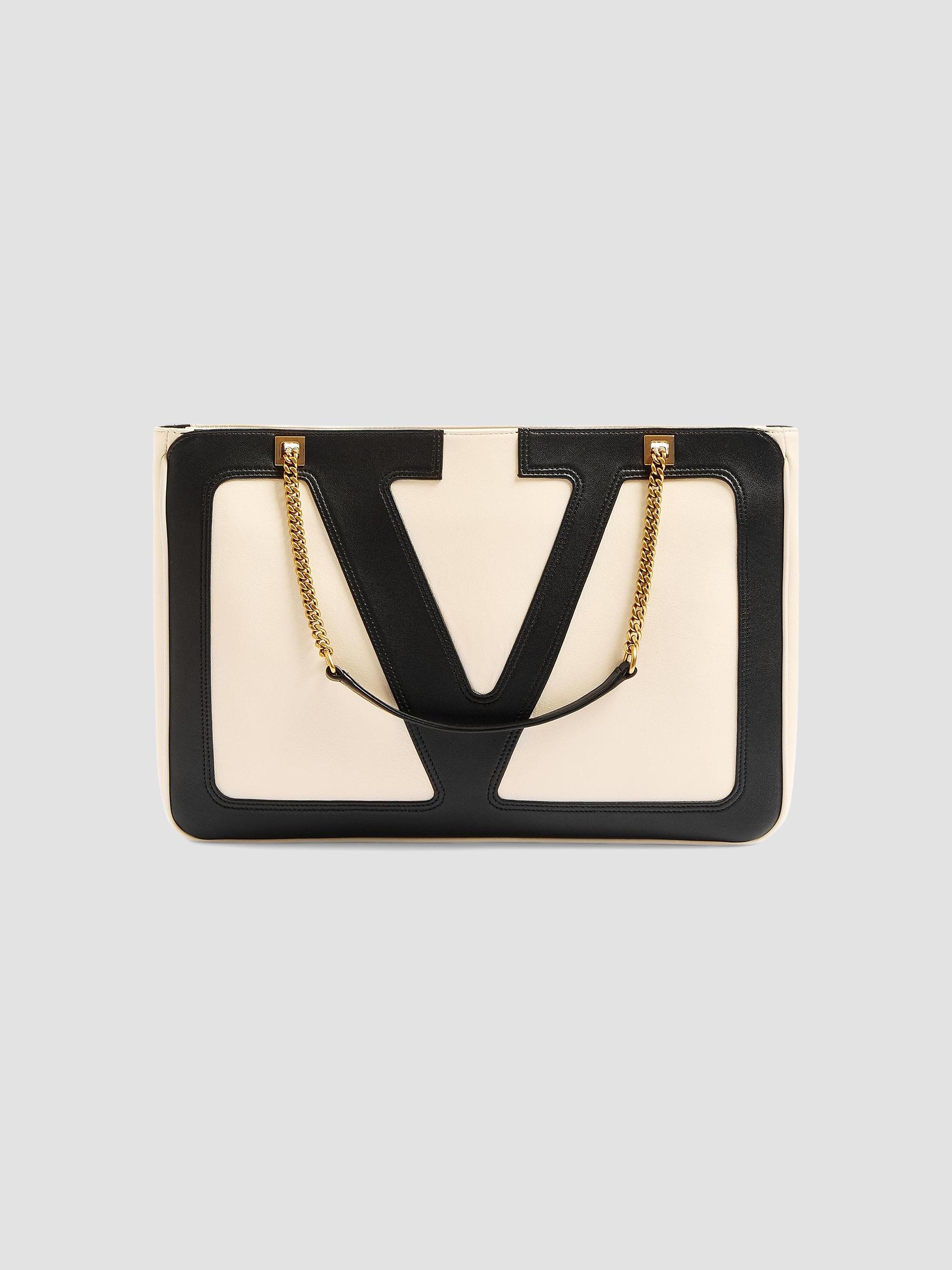 VALENTINO GARAVANI VIVA SUPERSTAR スモール Valentino Garavani Viva Superstar Small Nappa Leather Shopping Bag