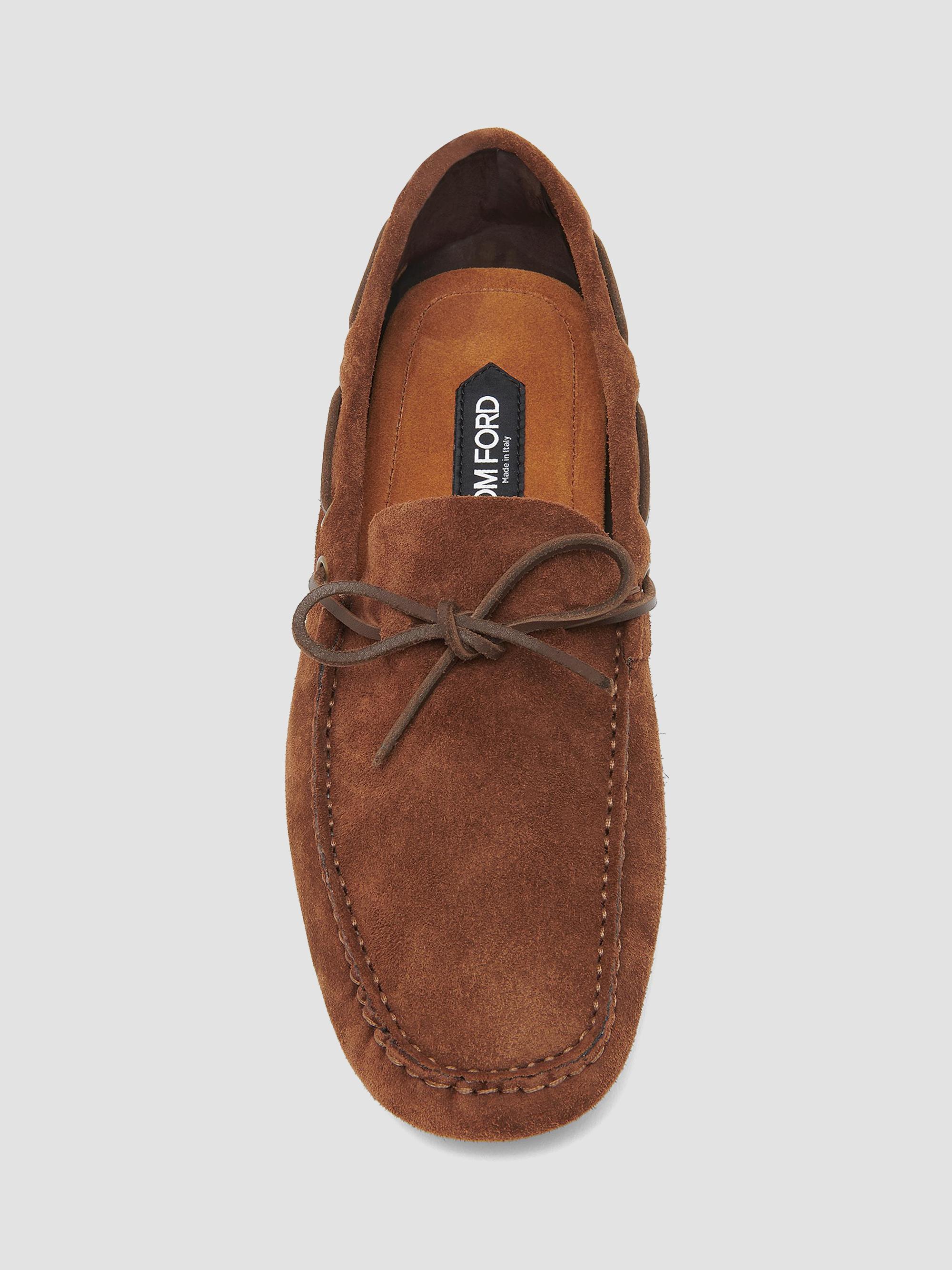 TOM FORD Rod Suede Driving Loafers | Saks Fifth Avenue display picture 1