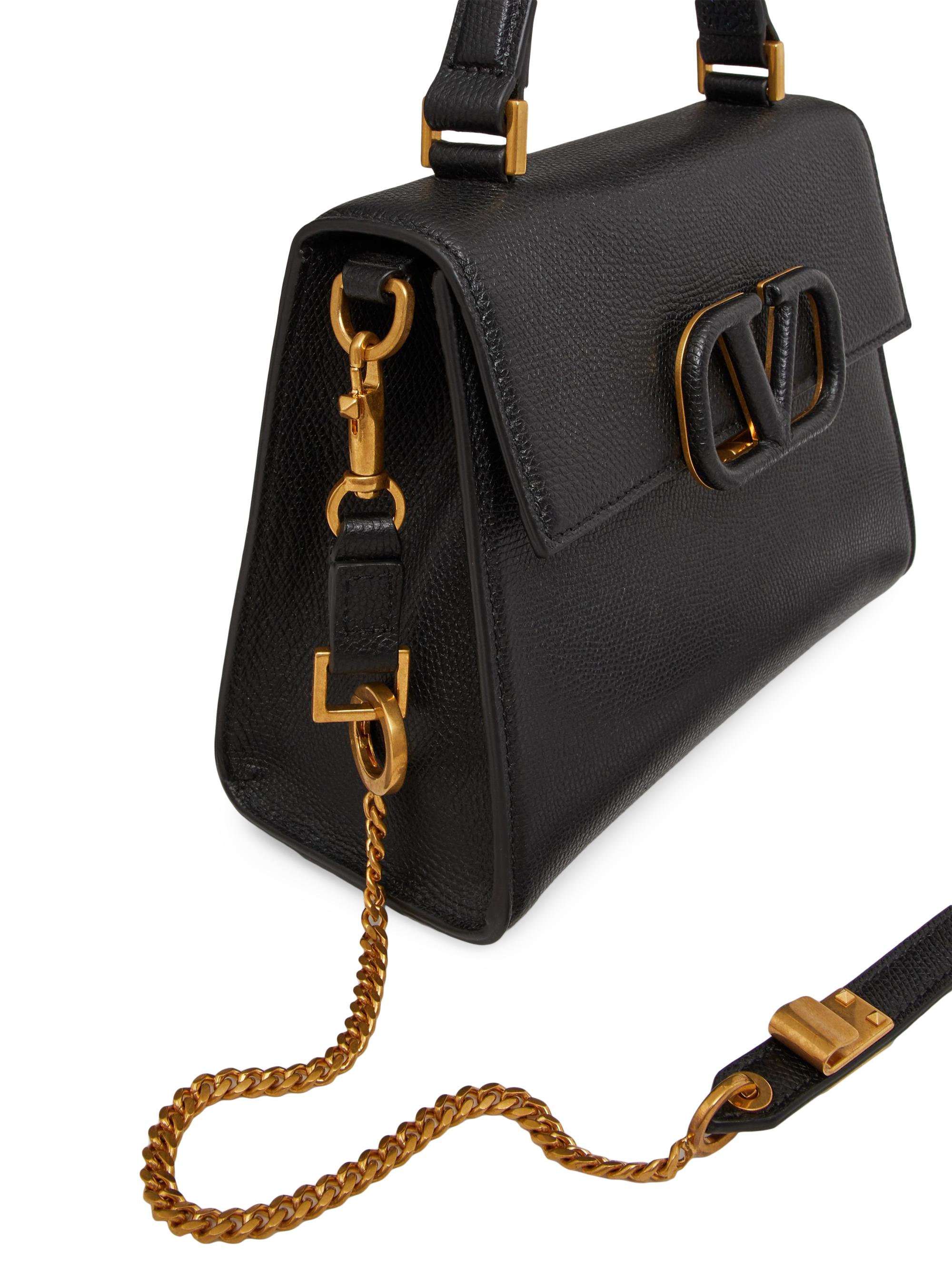 【セール】Valentino Vスリング ハンドバッグ スモール 2way 関税負担なし☆VALENTINO Vスリング スモール ハンドバッグ (VALENTINO