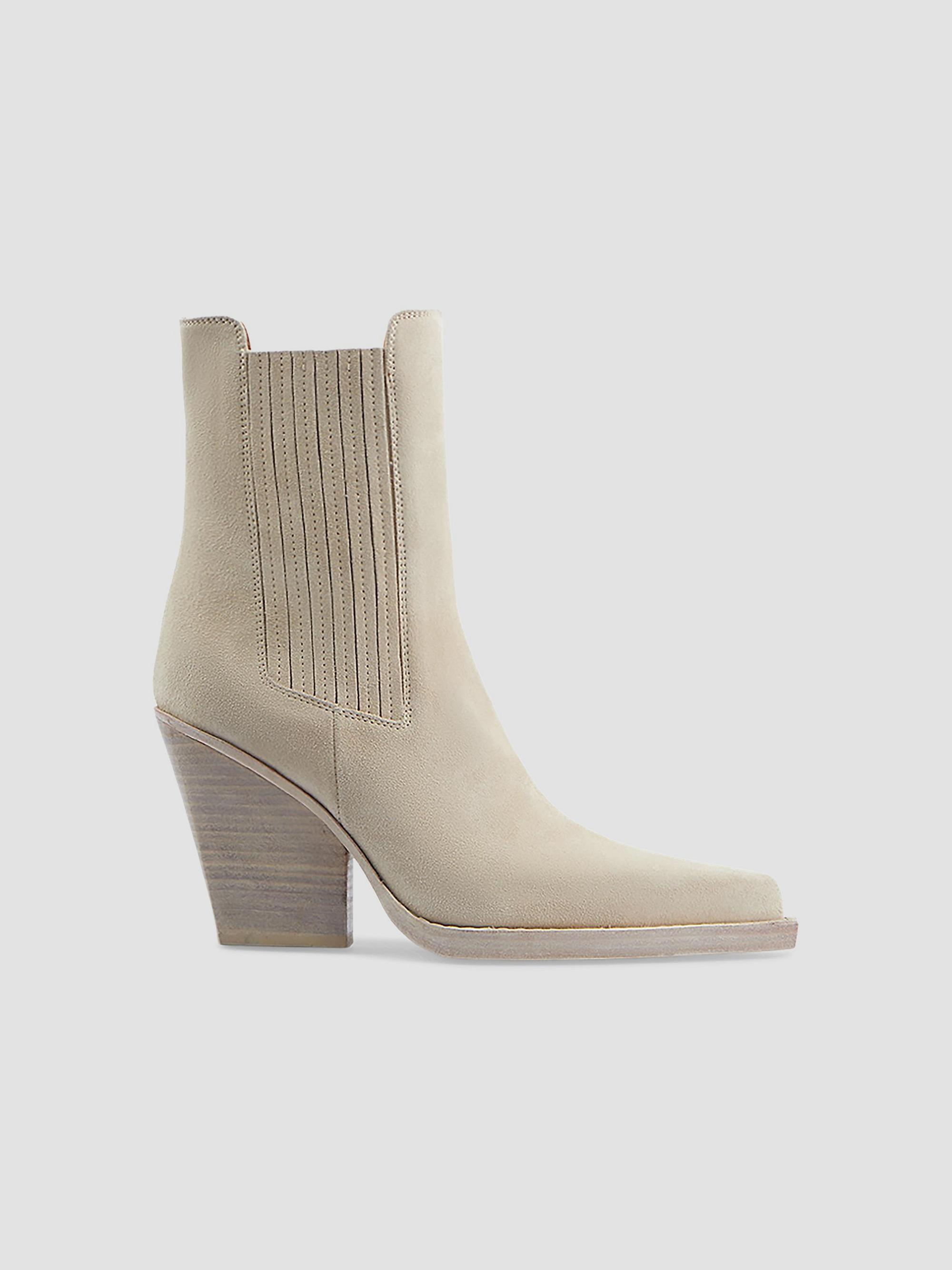 Dallas 100MM Suede Ankle Boots
