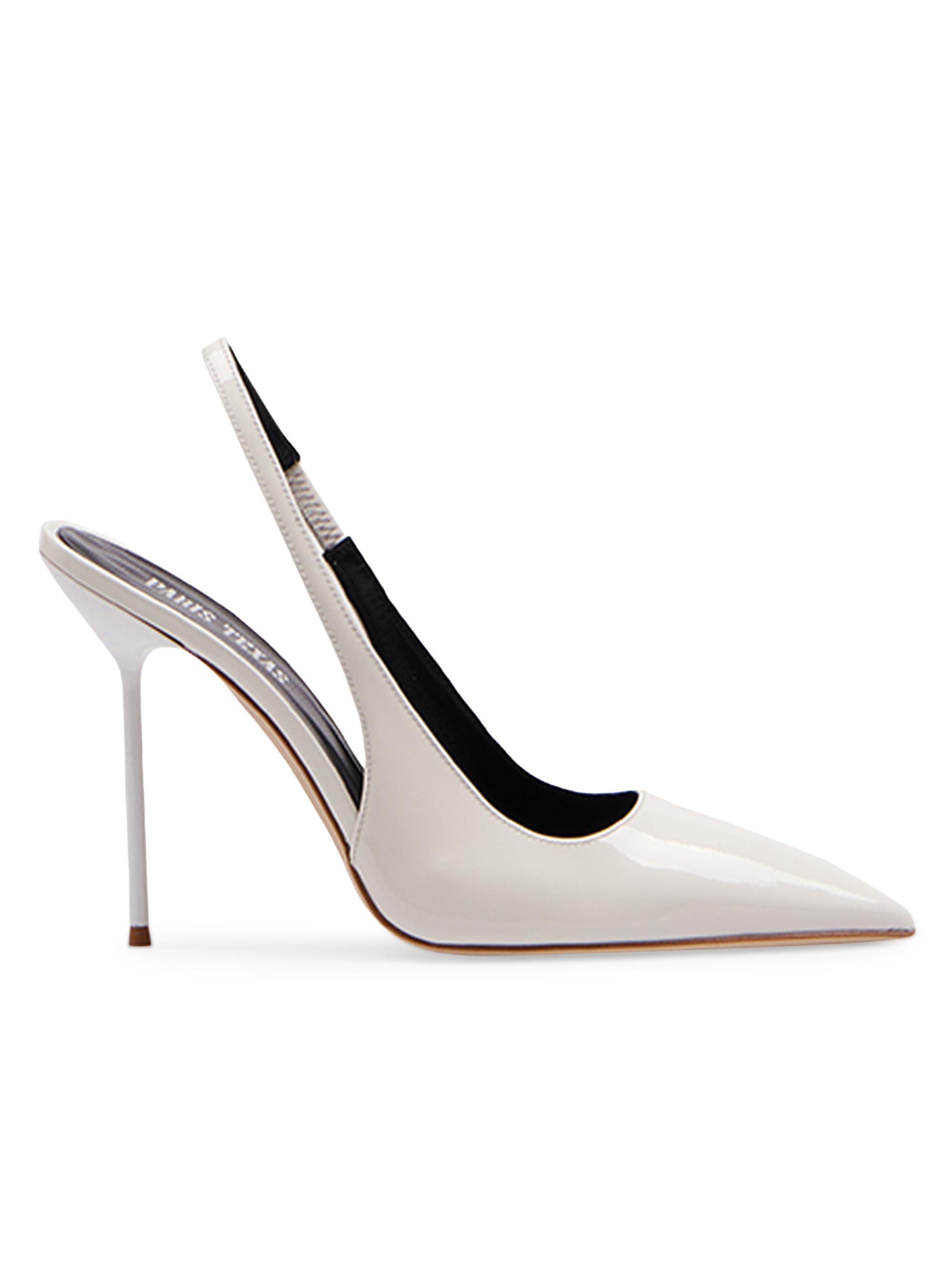 Paris Texas Lidia 105MM Patent Leather Slingback Pumps | Saks