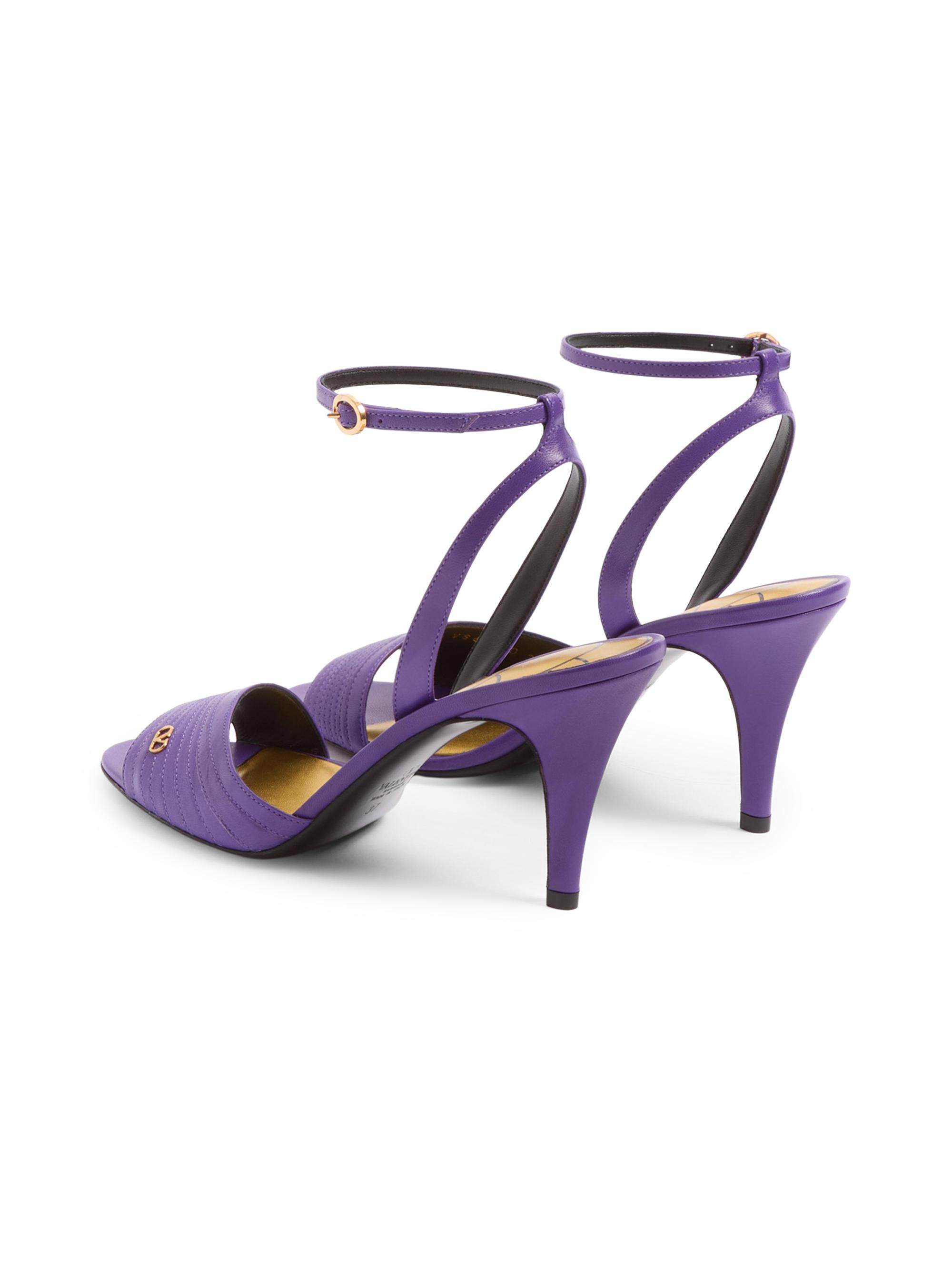 Valentino Garavani Ladycrush 85MM Sandals in Kidskin | Saks Fifth