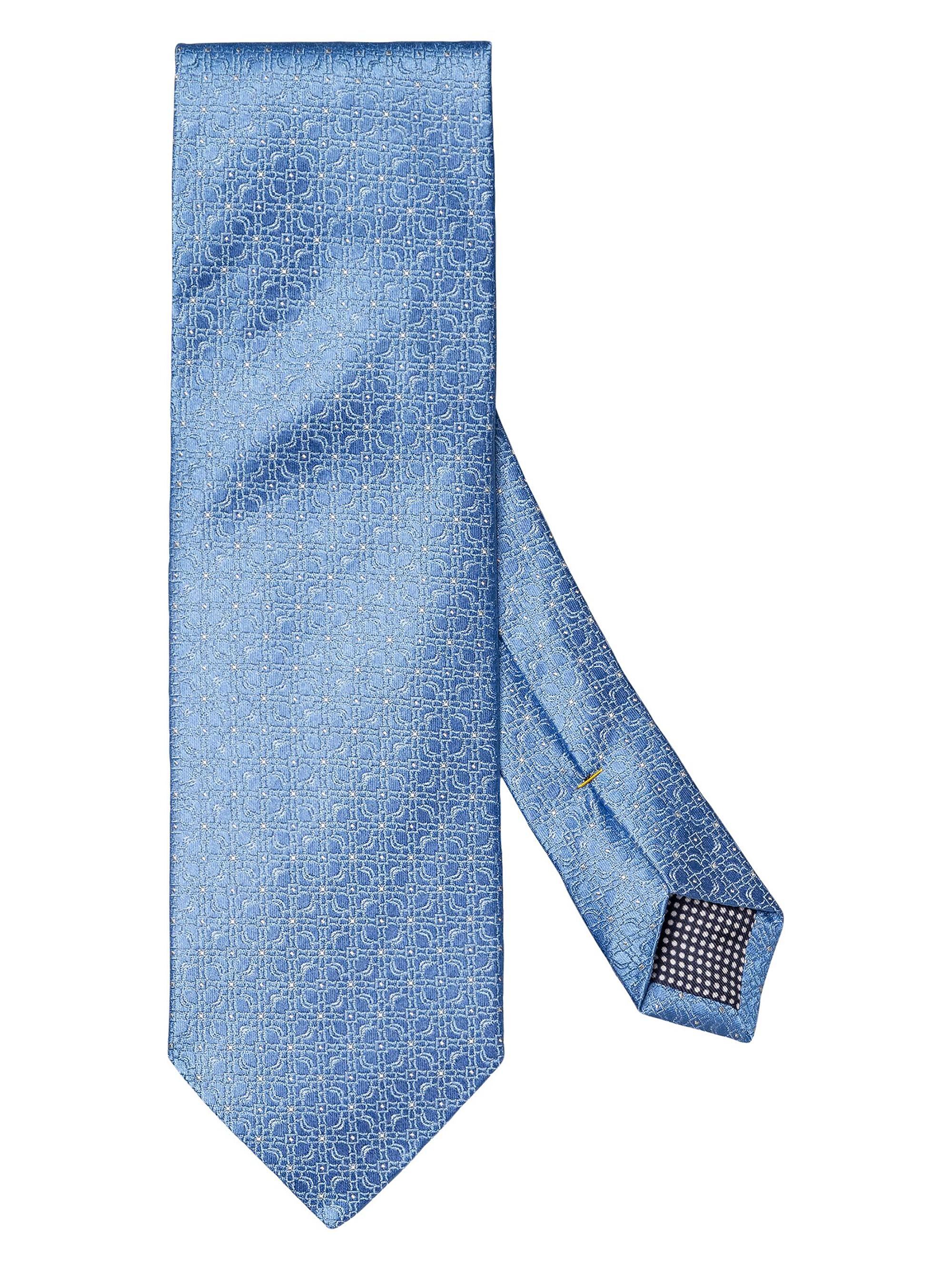 Eton Men's Floral Silk Tie - Blue | Thumbnail 4