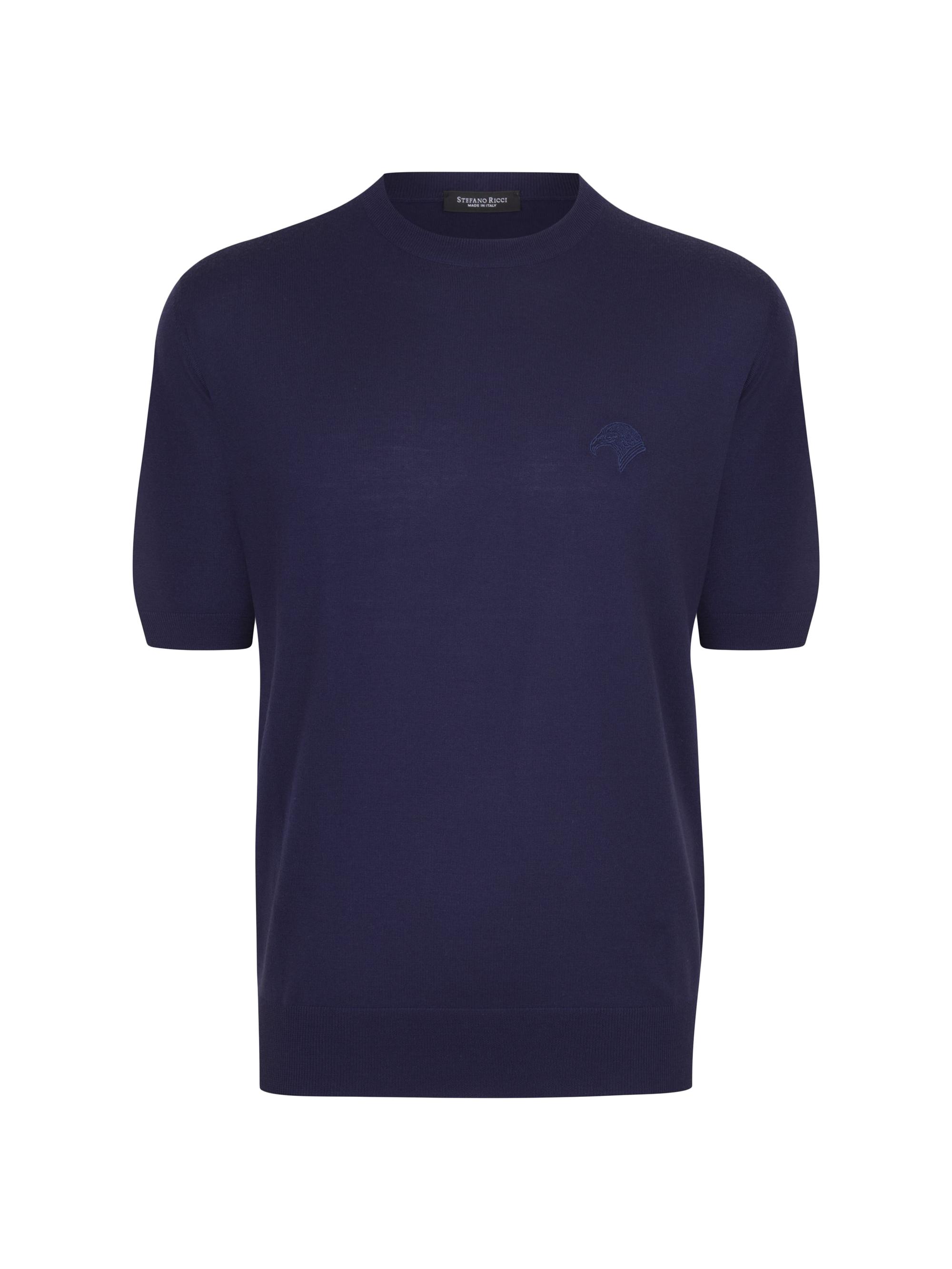 Stefano Ricci Men's Crewneck Sweater - Navy | Thumbnail 7