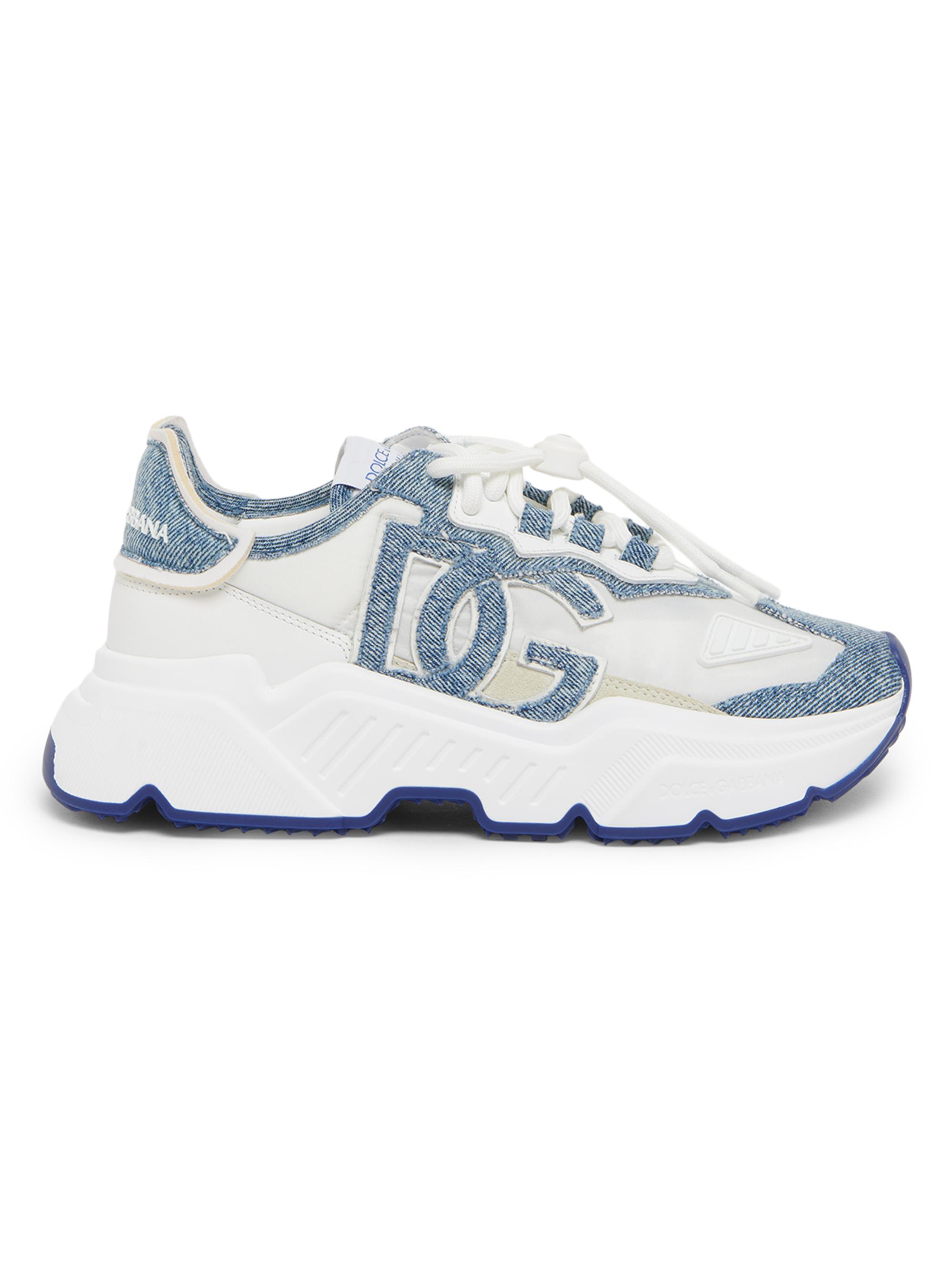 Dolce & Gabbana Women's Mixed-Media Low-Top Sneakers