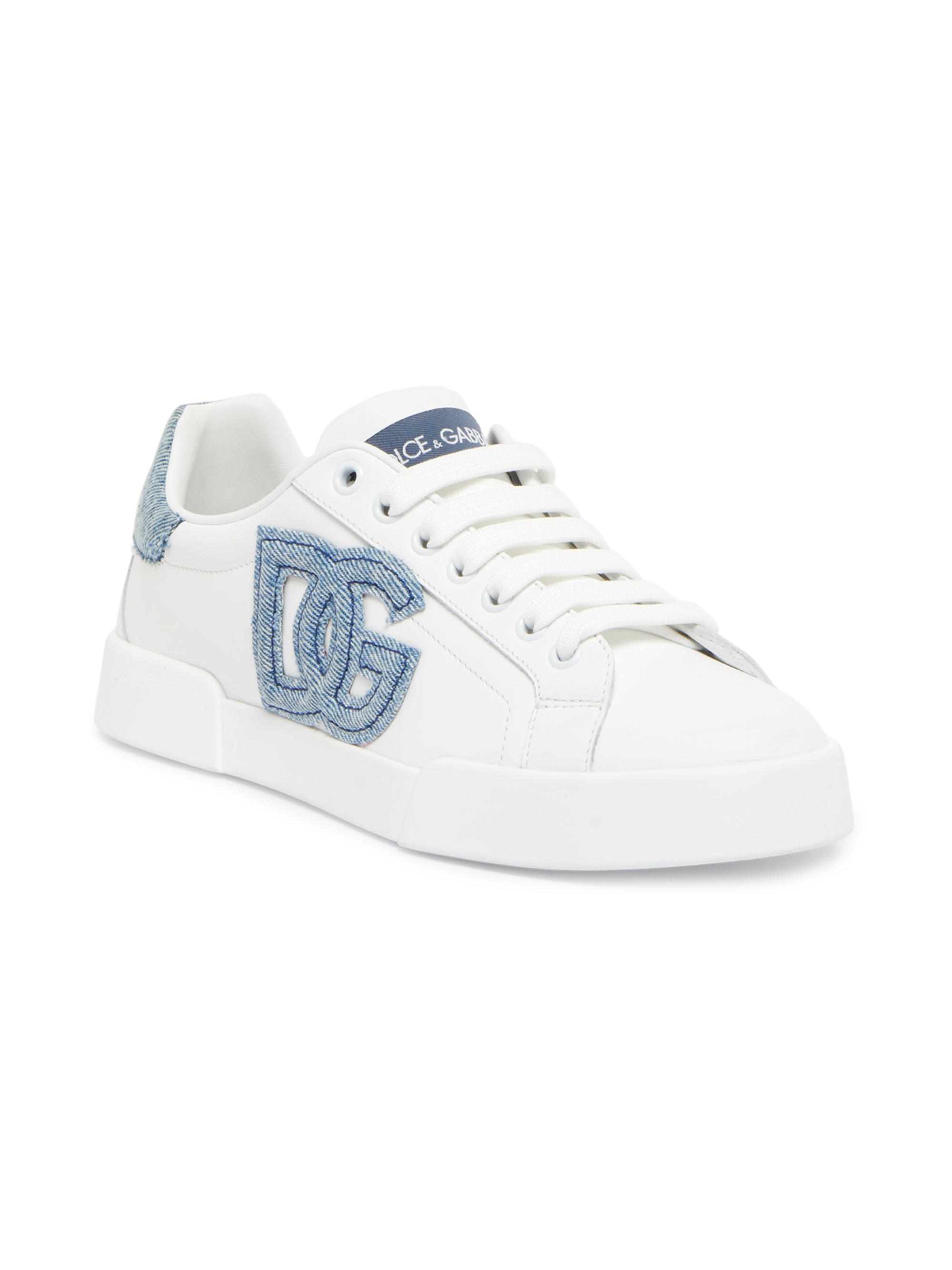 Dolce&Gabbana Cotton-Blend Low-Top Sneakers | Saks Fifth Avenue