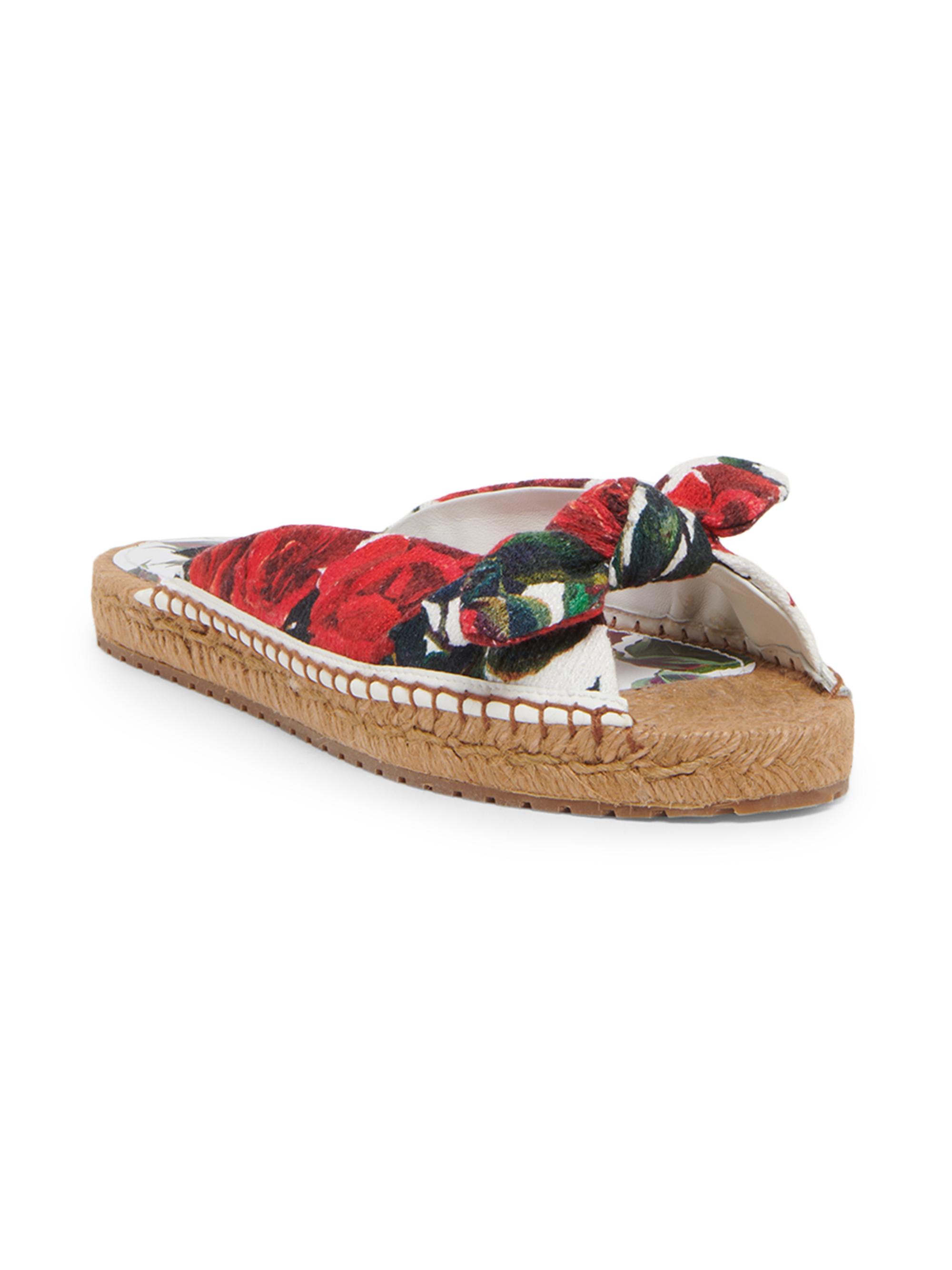 Floral Cotton-Blend Espadrille Flats
