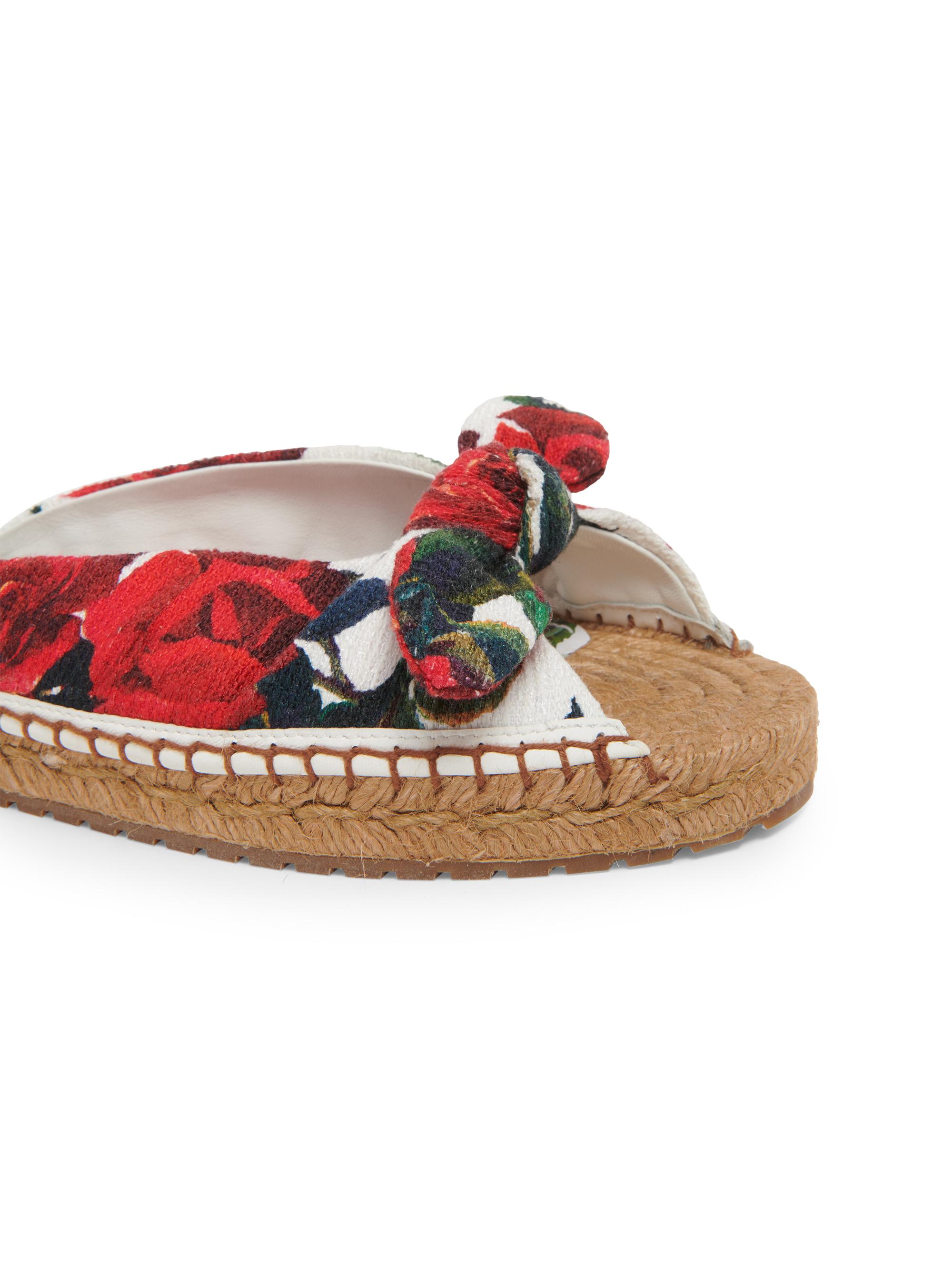 Floral Cotton-Blend Espadrille Flats