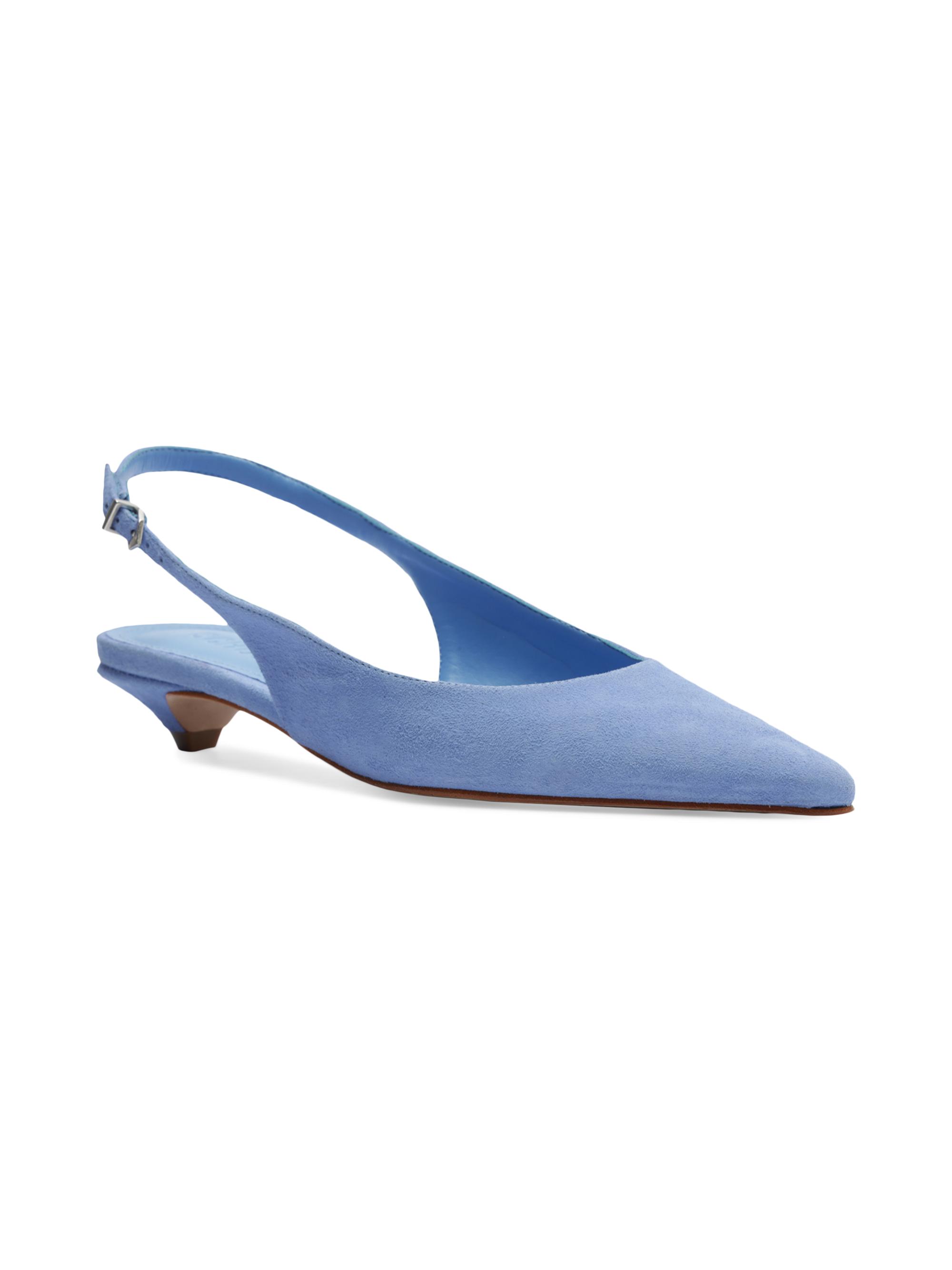 Schutz Women's 31MM Evan Nubuck Slingback Pumps - Blue Lavender