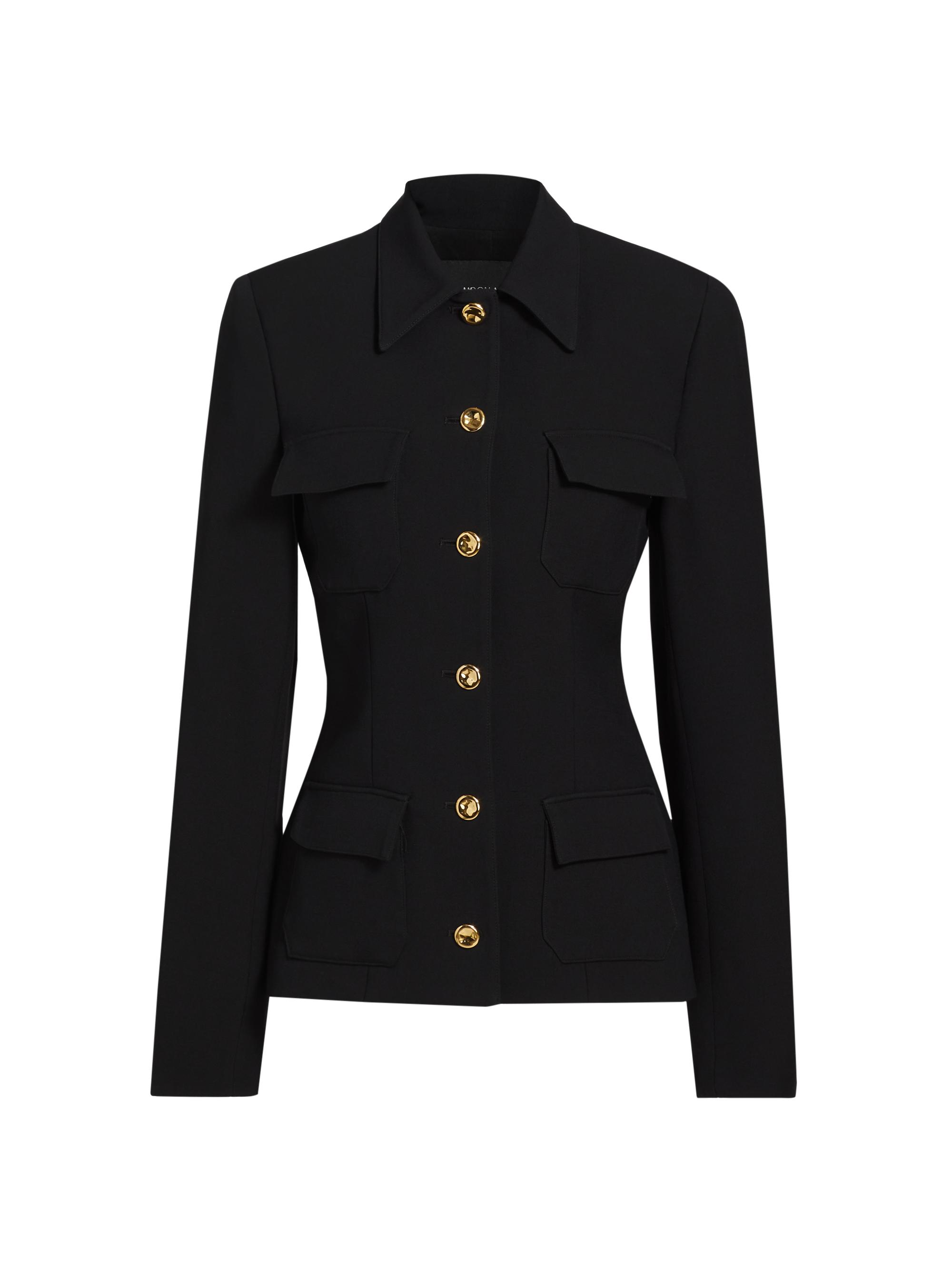 Brandon Maxwell Women's The Gage Wool & Silk Jacket - Black