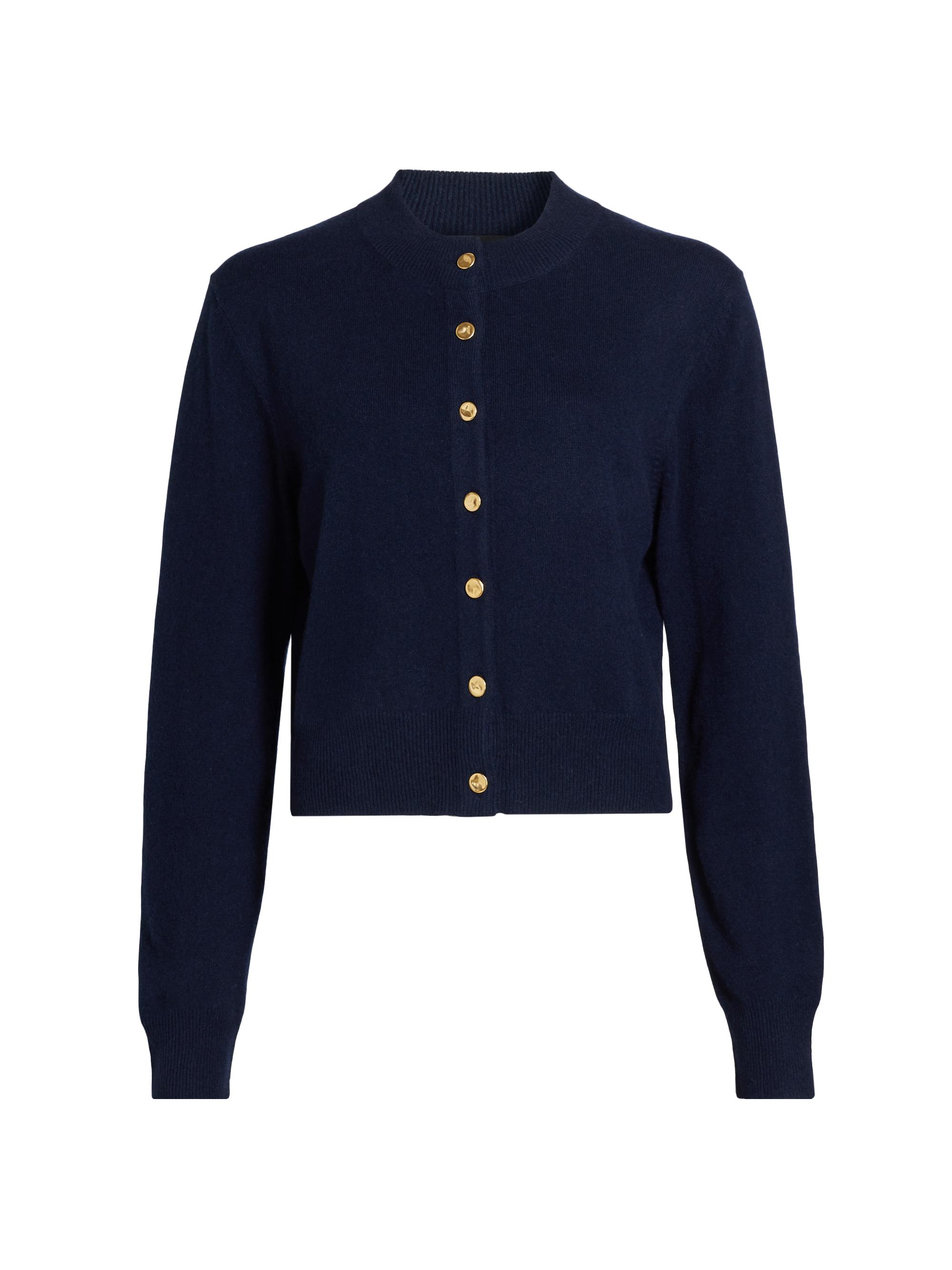 Brandon Maxwell Aubrey Cashmere Shrunken Cardigan | Saks Fifth Avenue