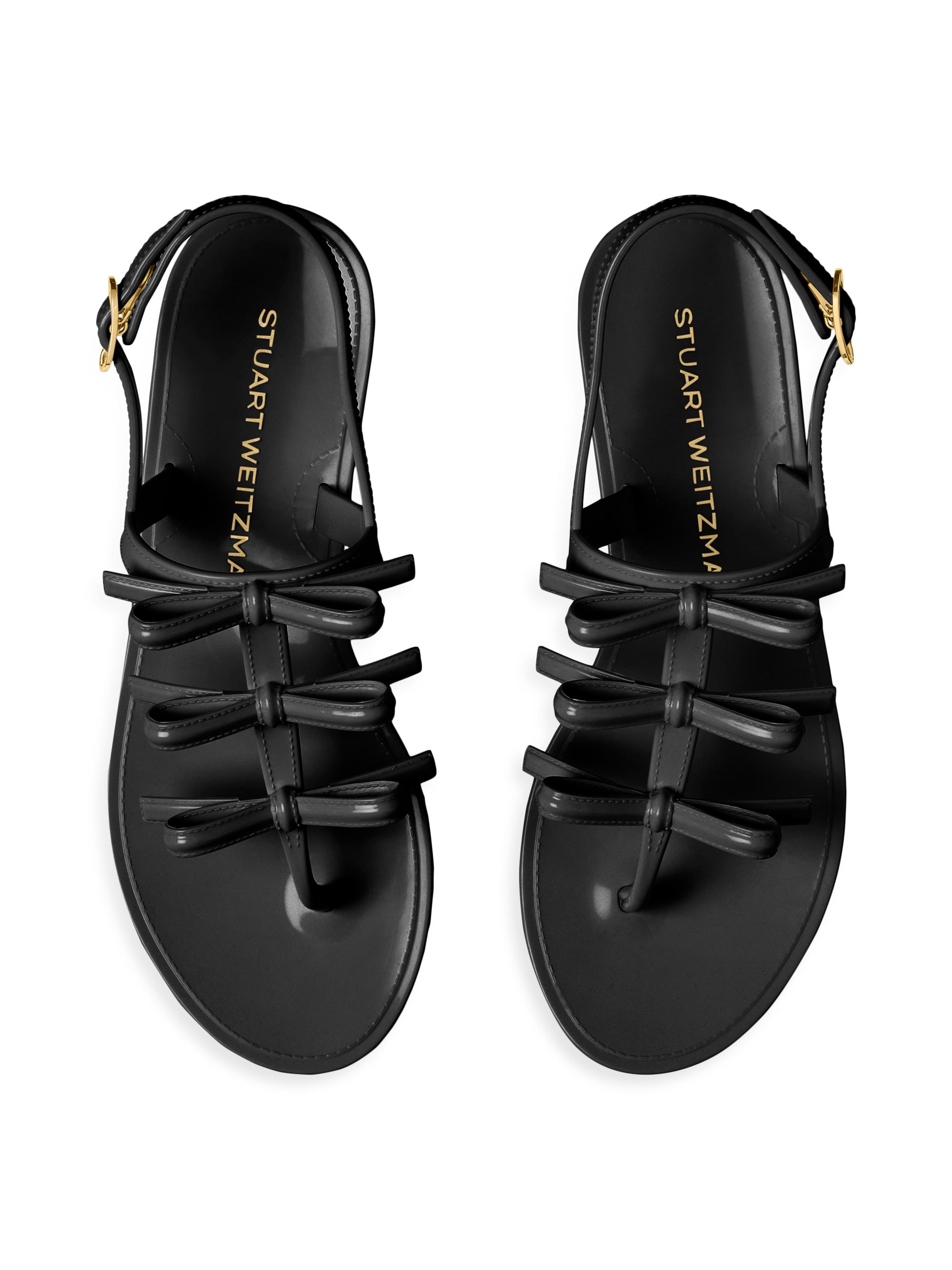 Stuart Weitzman Felicity Bow Jelly Sandals | Saks Fifth Avenue