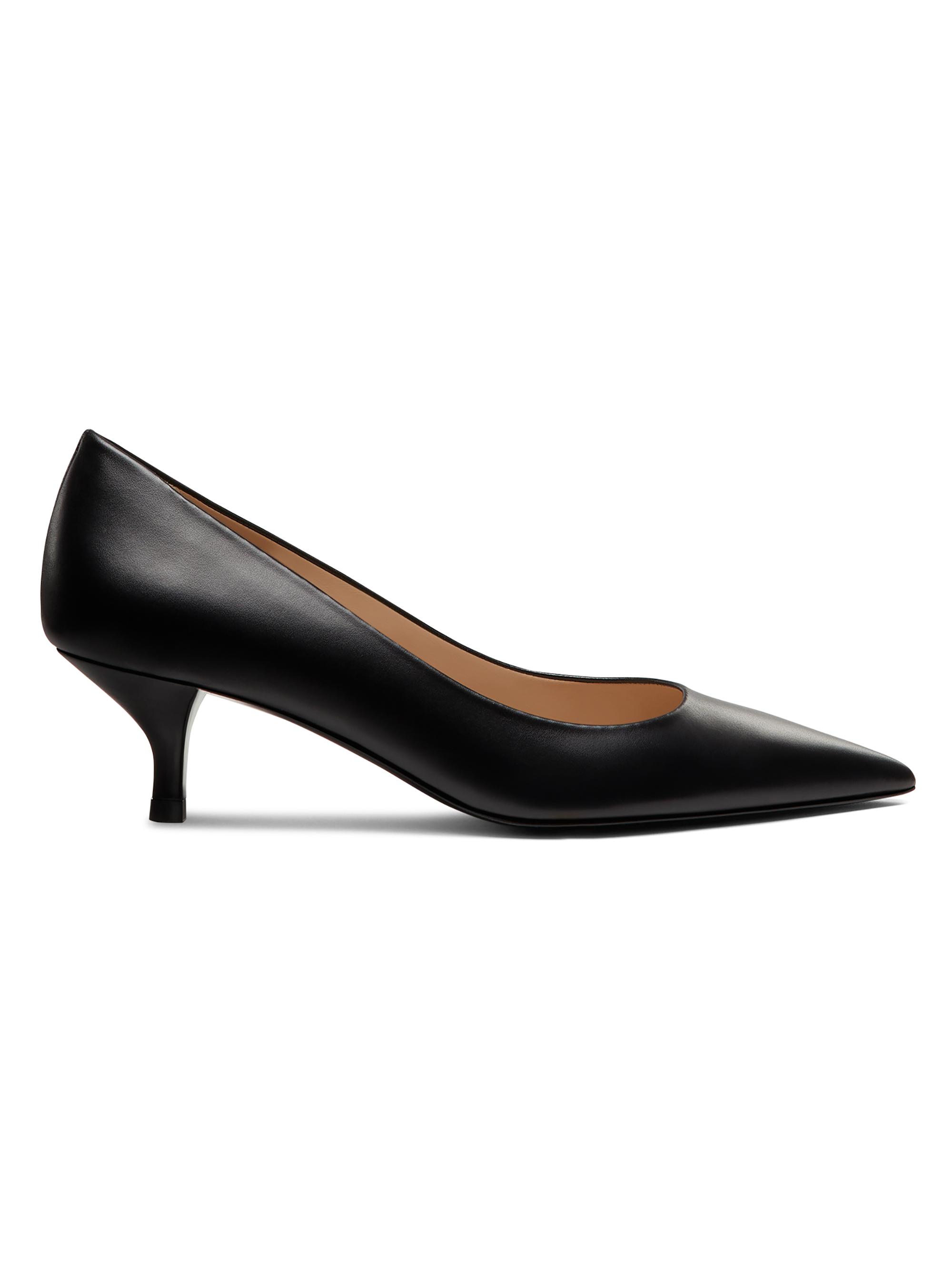 Stuart Weitzman Women's Power 50MM Leather Pumps - Black