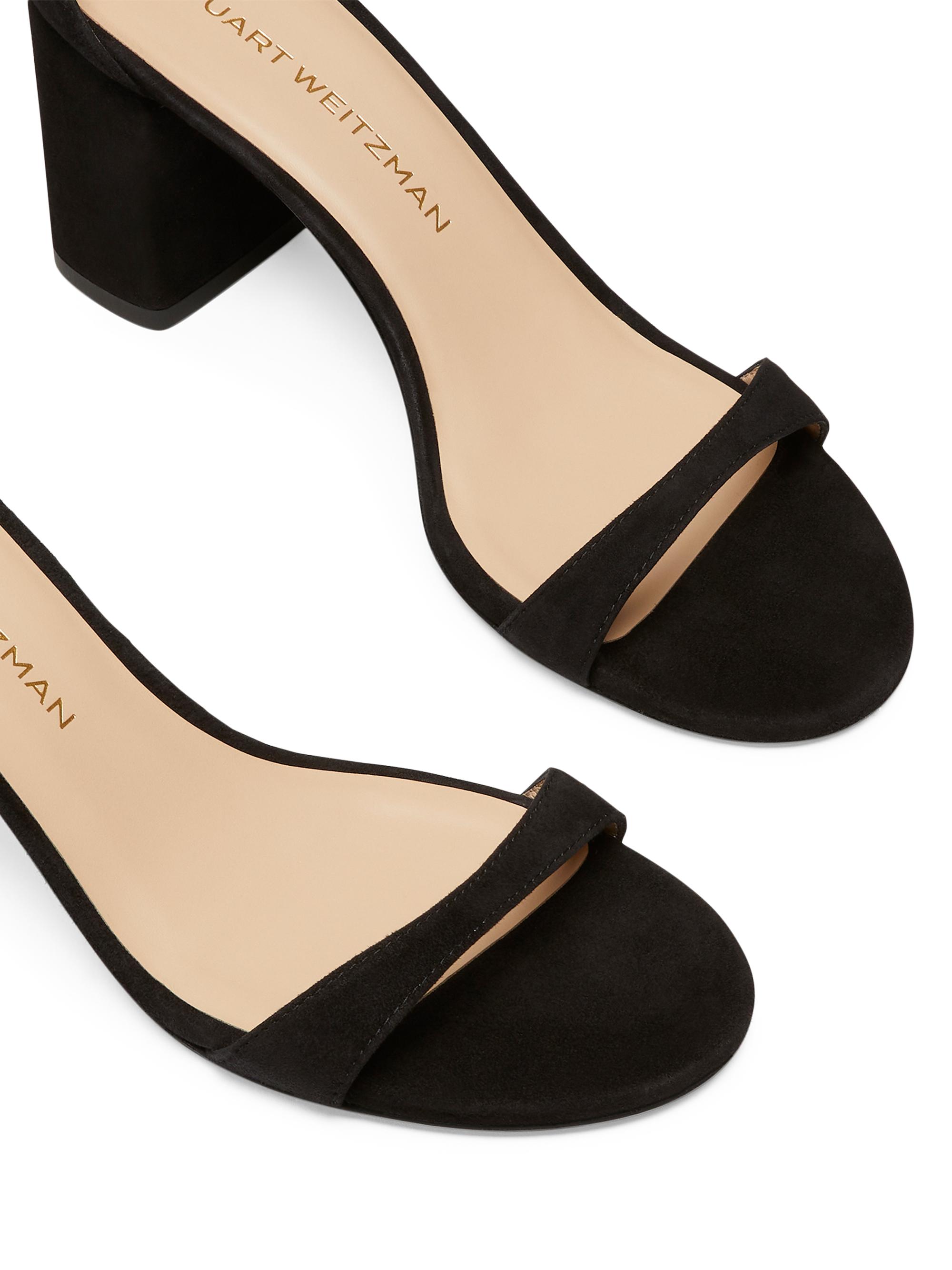 Stuart Weitzman ブラックサンダル35.5新品未使用品お値下げ中 Stuart Weitzman Nudist Block 35 Heel in Black – Leigh's of Breton