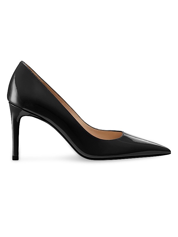 Shop Stuart Weitzman Stuart Power 85 75MM Patent Leather Shop Stuart Weitzman Stuart Power 85 75MM Patent Leather